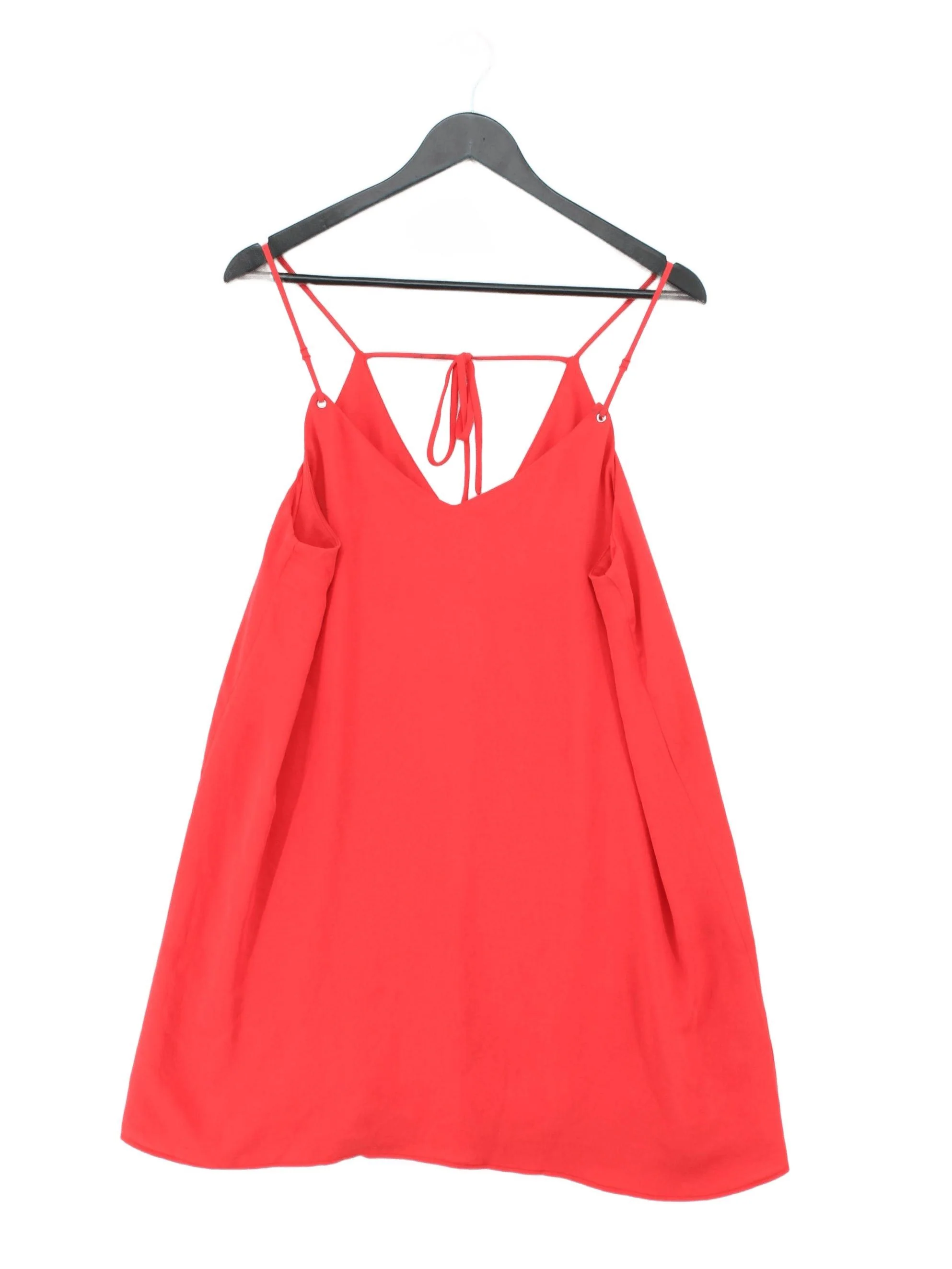 Topshop Slip Mini Dress in Red