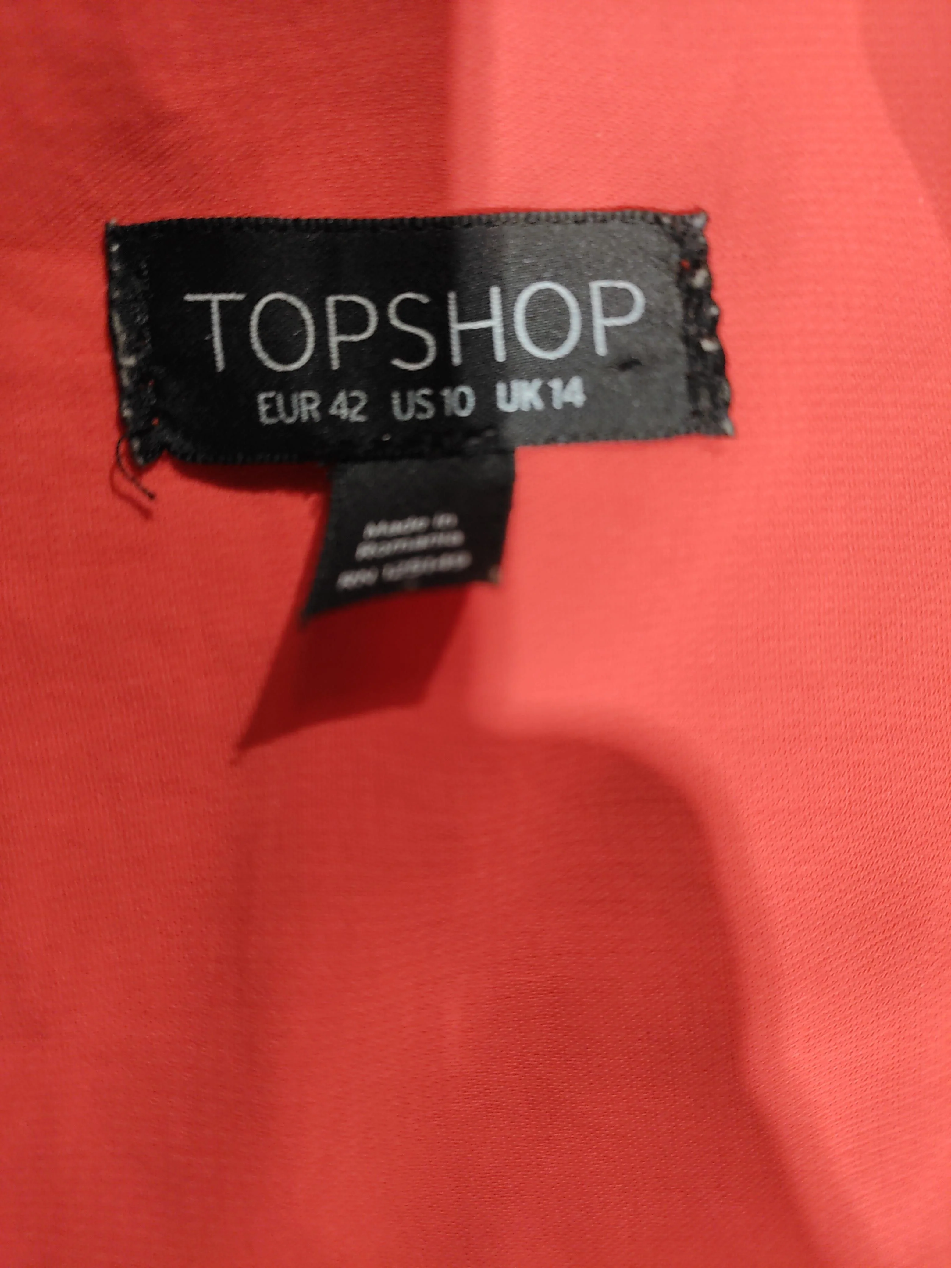 Topshop Slip Mini Dress in Red - Image 5
