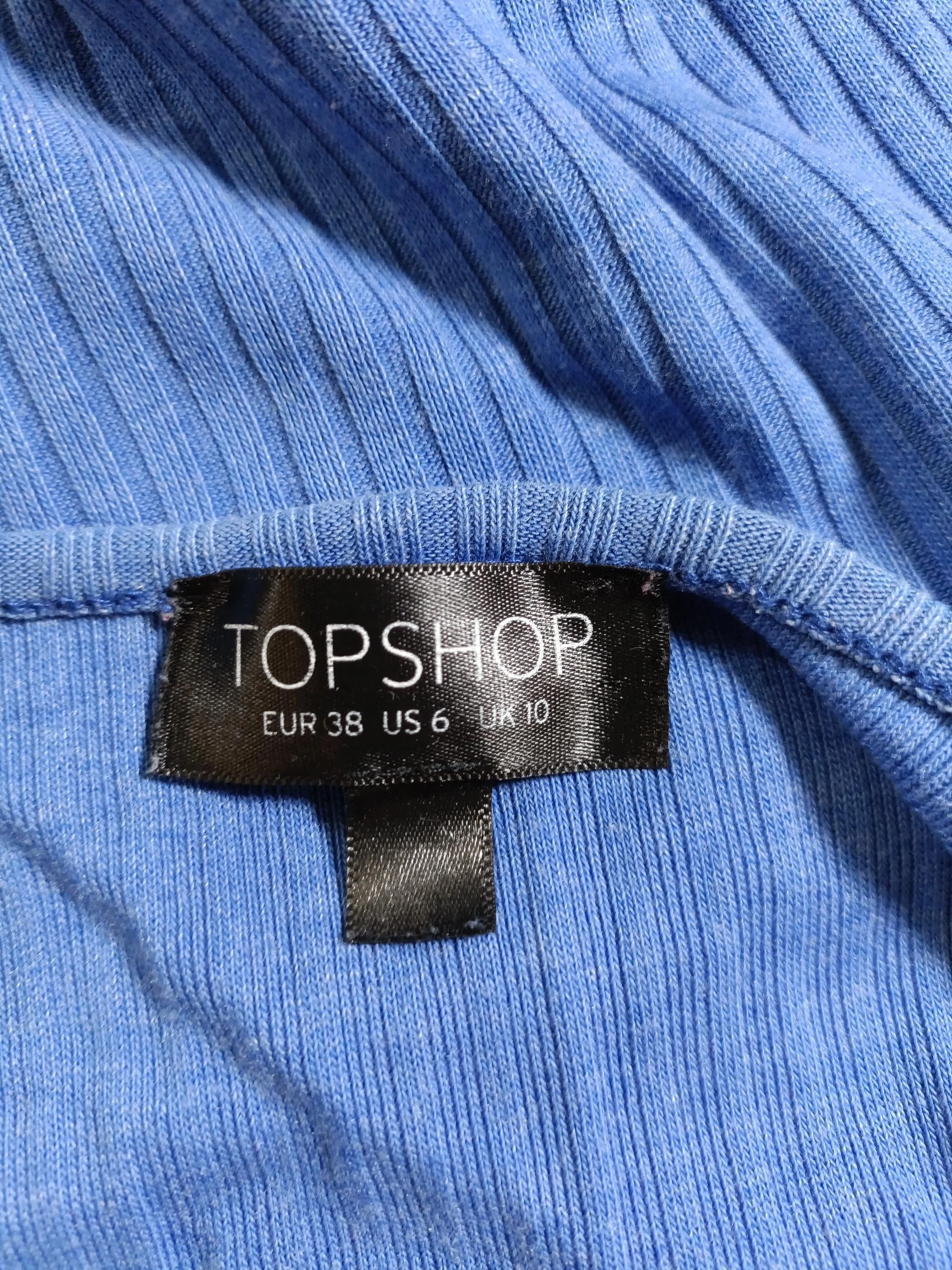 Topshop Slip Mini Dress UK10 in Blue - Image 7