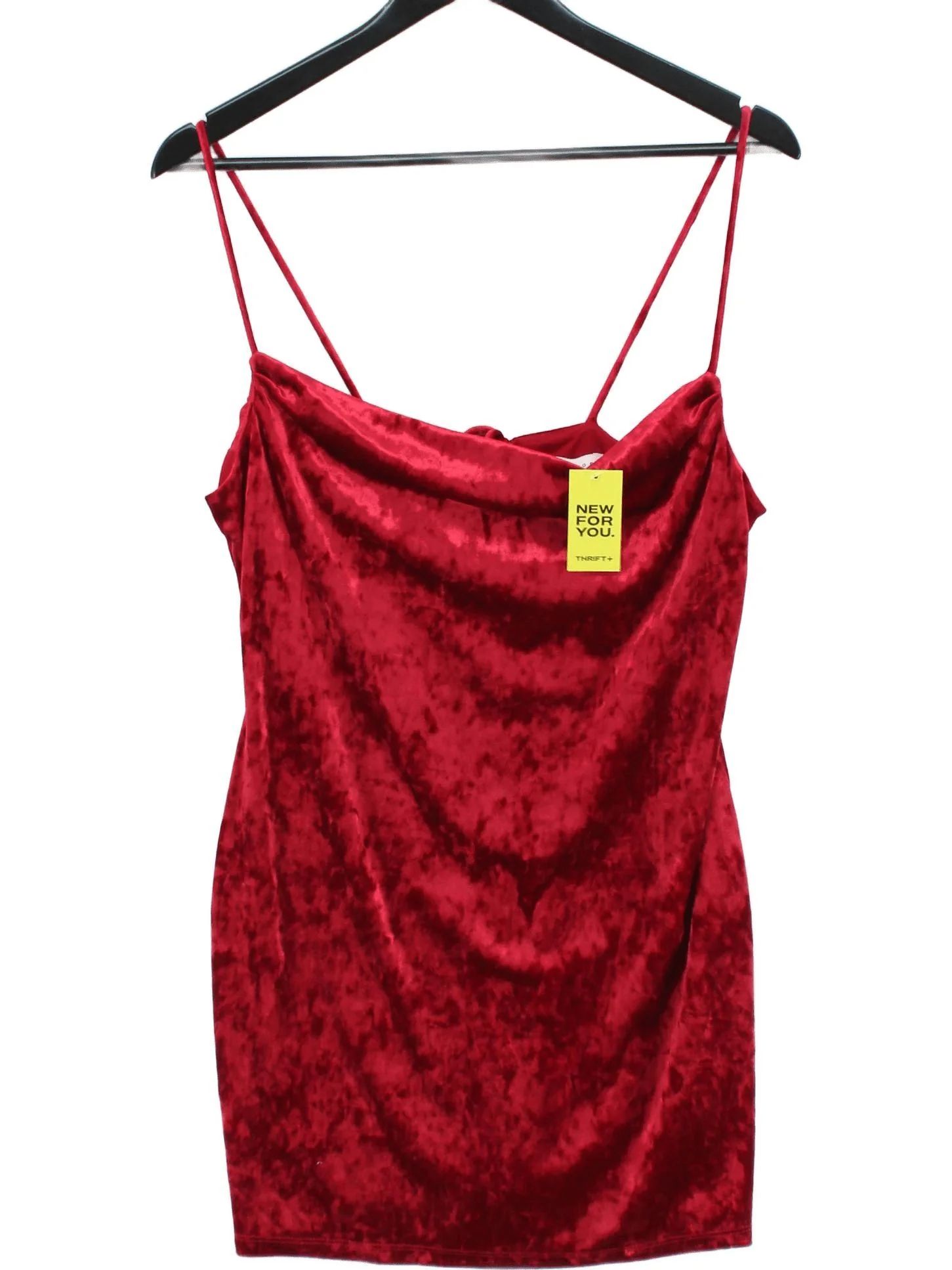 Topshop Slip Mini Dress UK12 in Red