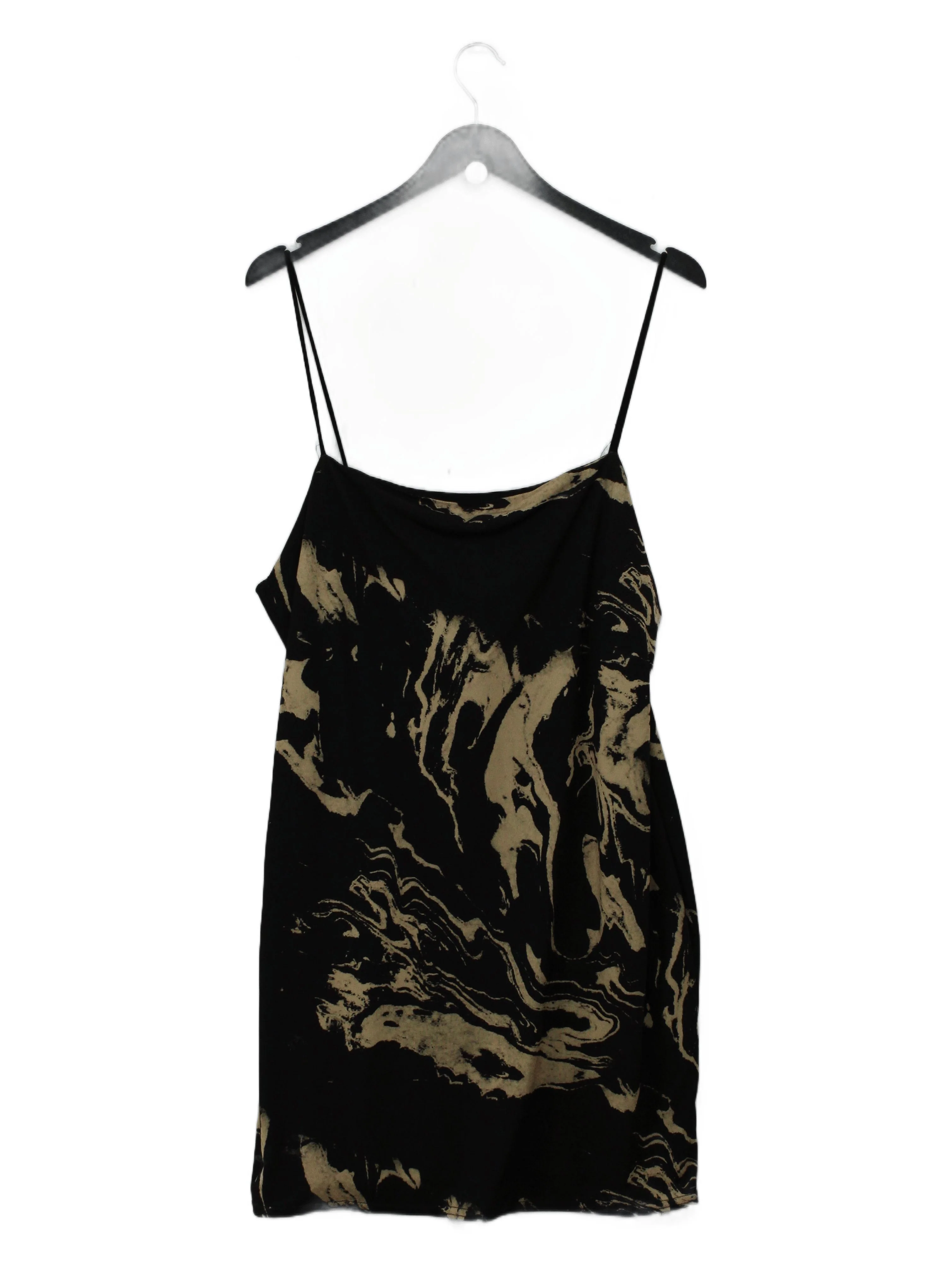 Topshop Slip Mini Dress UK18 in Black