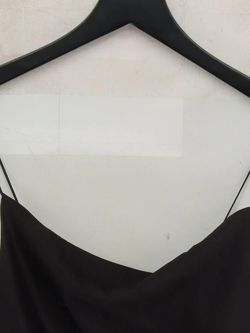 Topshop Slip Mini Dress UK8 in Black - Image 3