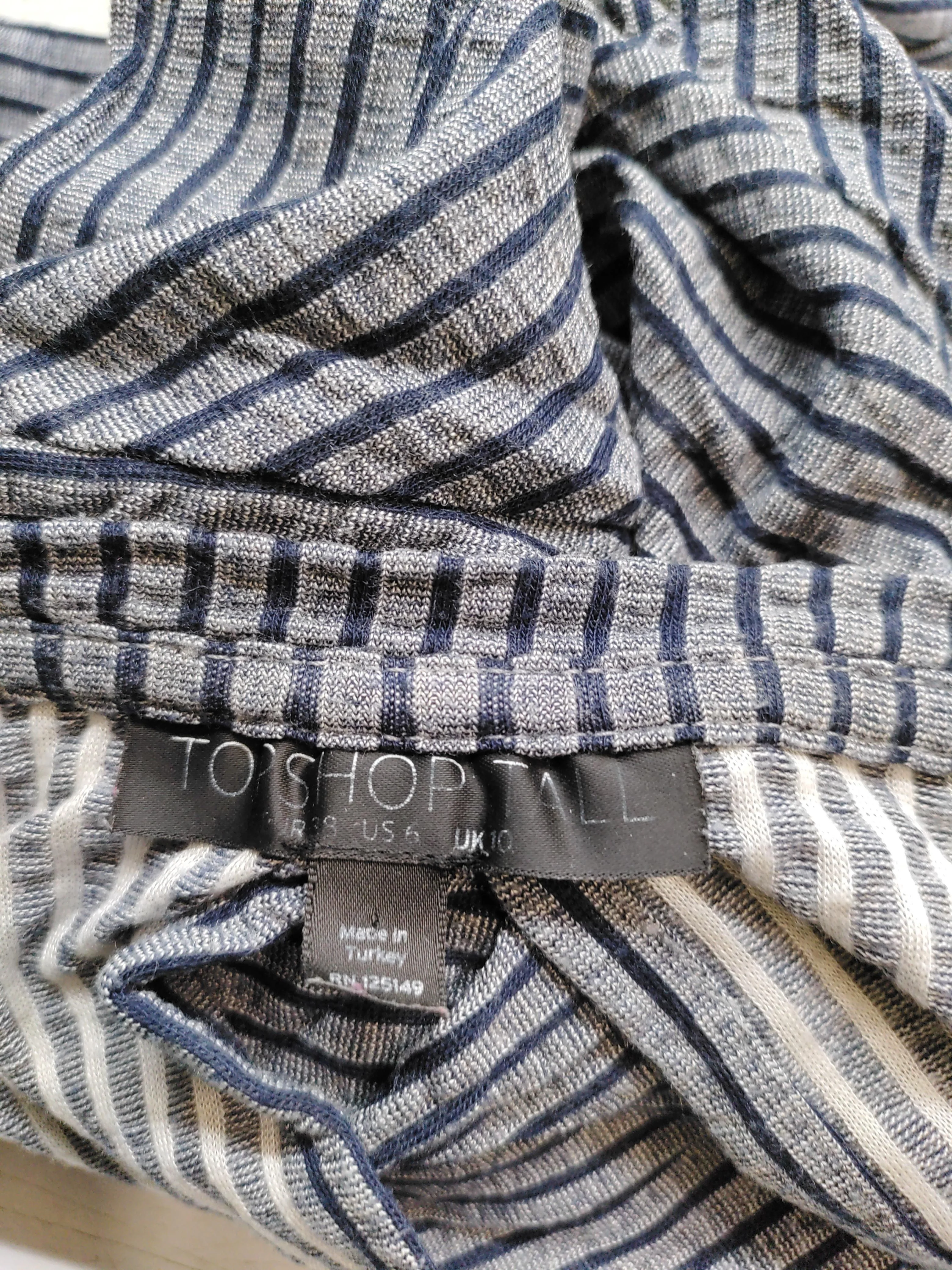 Topshop T-Shirt Mini Dress UK10 in Multi - Image 5