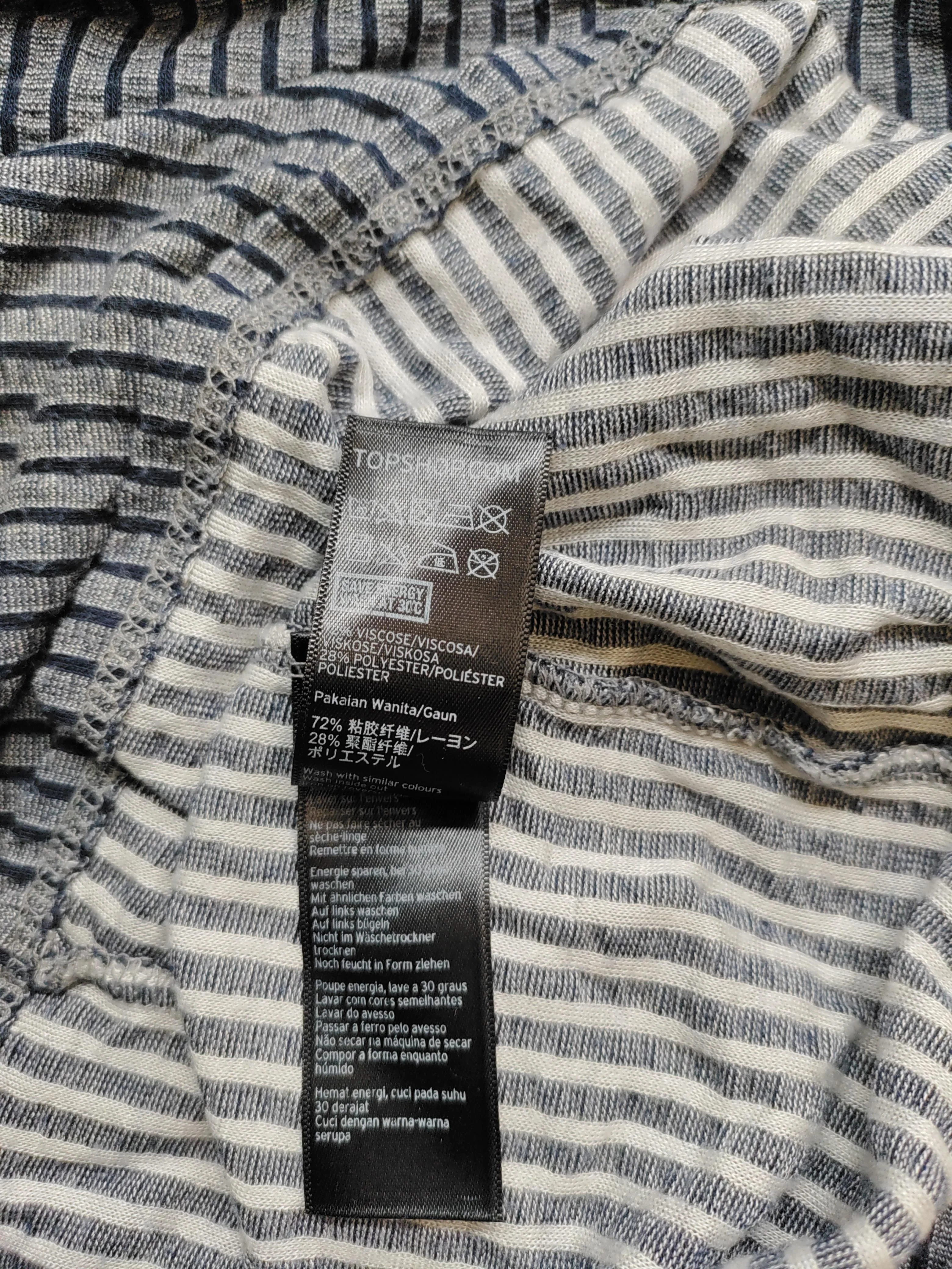 Topshop T-Shirt Mini Dress UK10 in Multi - Image 6