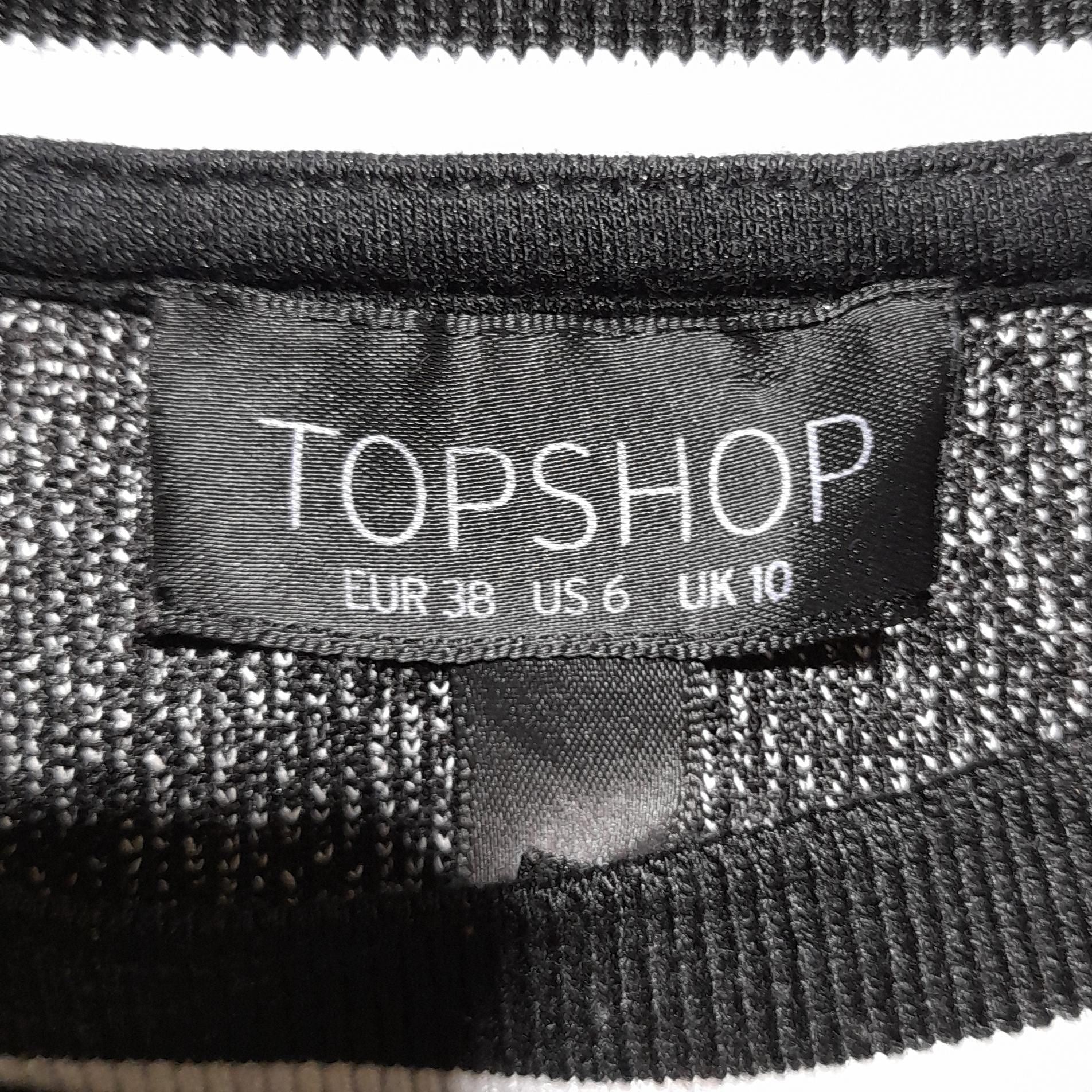 Topshop T-Shirt Mini Dress UK10 in Multi - Image 5