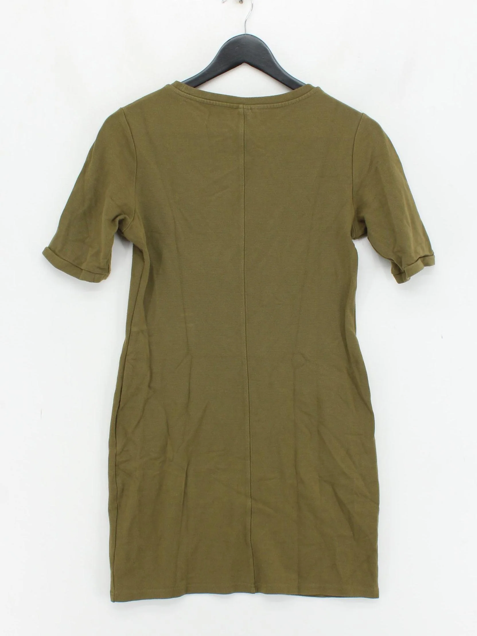 Topshop T-Shirt Mini Dress UK14 in Green - Image 2