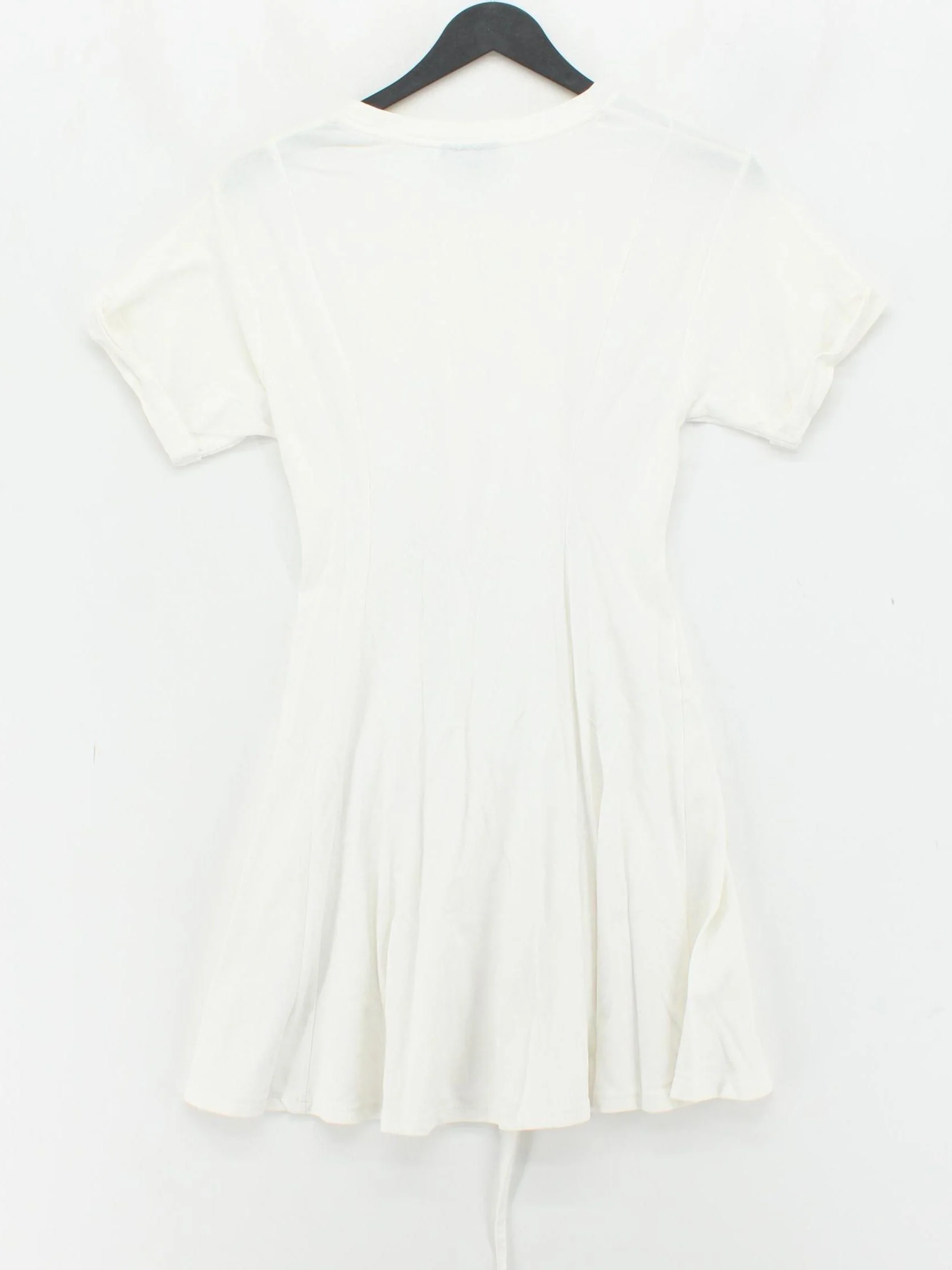 Topshop T-Shirt Mini Dress UK6 in White - Image 2
