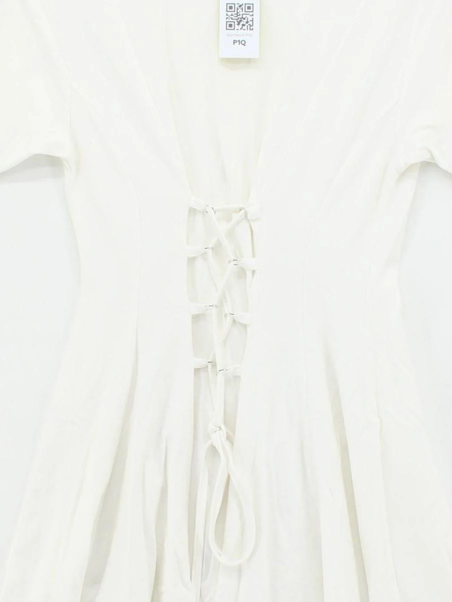 Topshop T-Shirt Mini Dress UK6 in White - Image 3