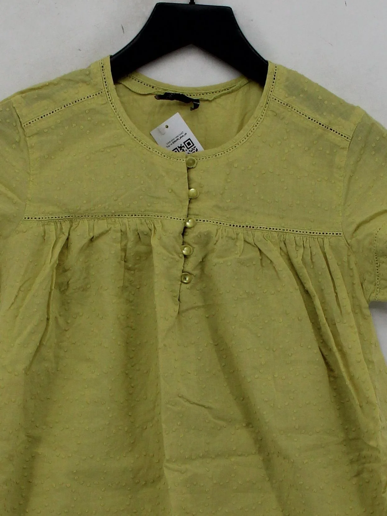 Topshop T-Shirt Mini Dress UK6 in Yellow - Image 3