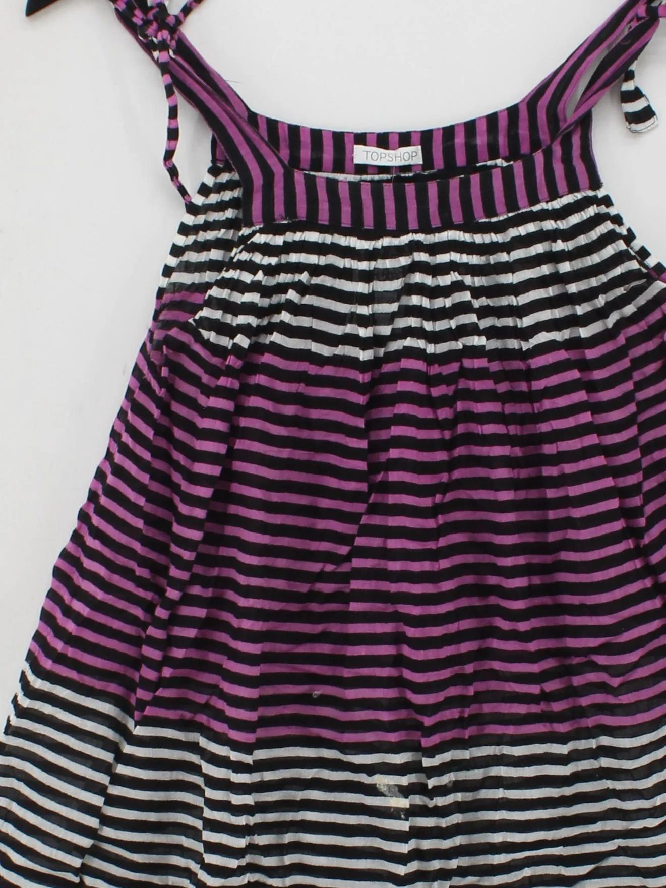 Topshop Tank Mini Dress M in Multi - Image 3