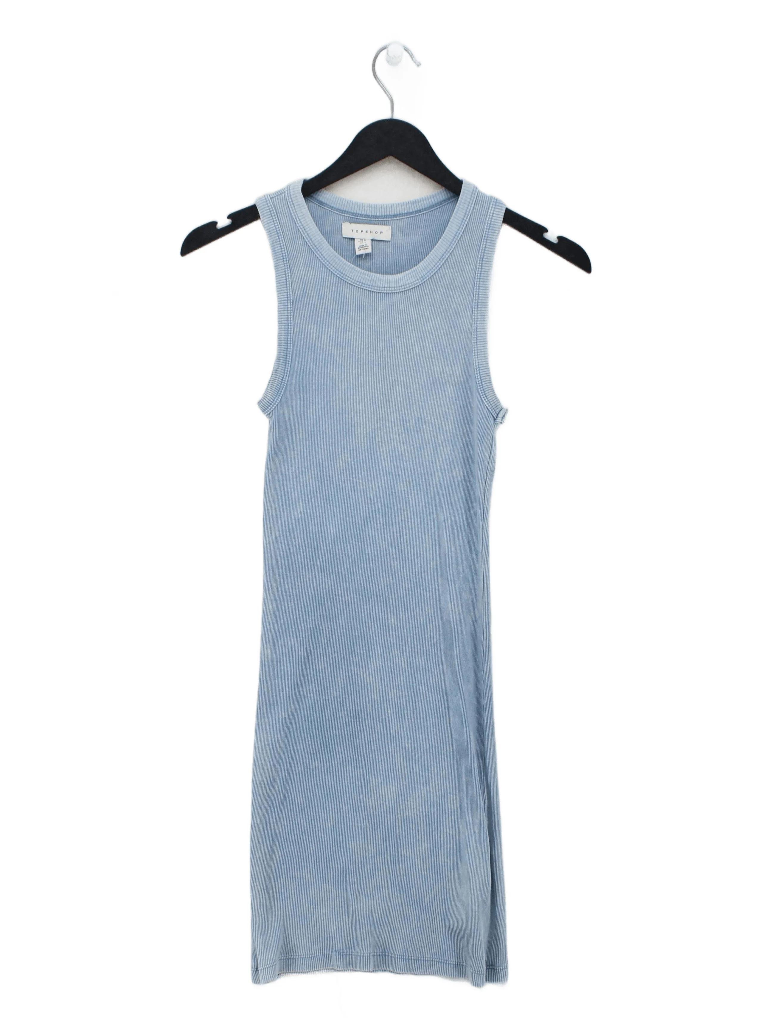 Topshop Tank Mini Dress UK8 in Blue