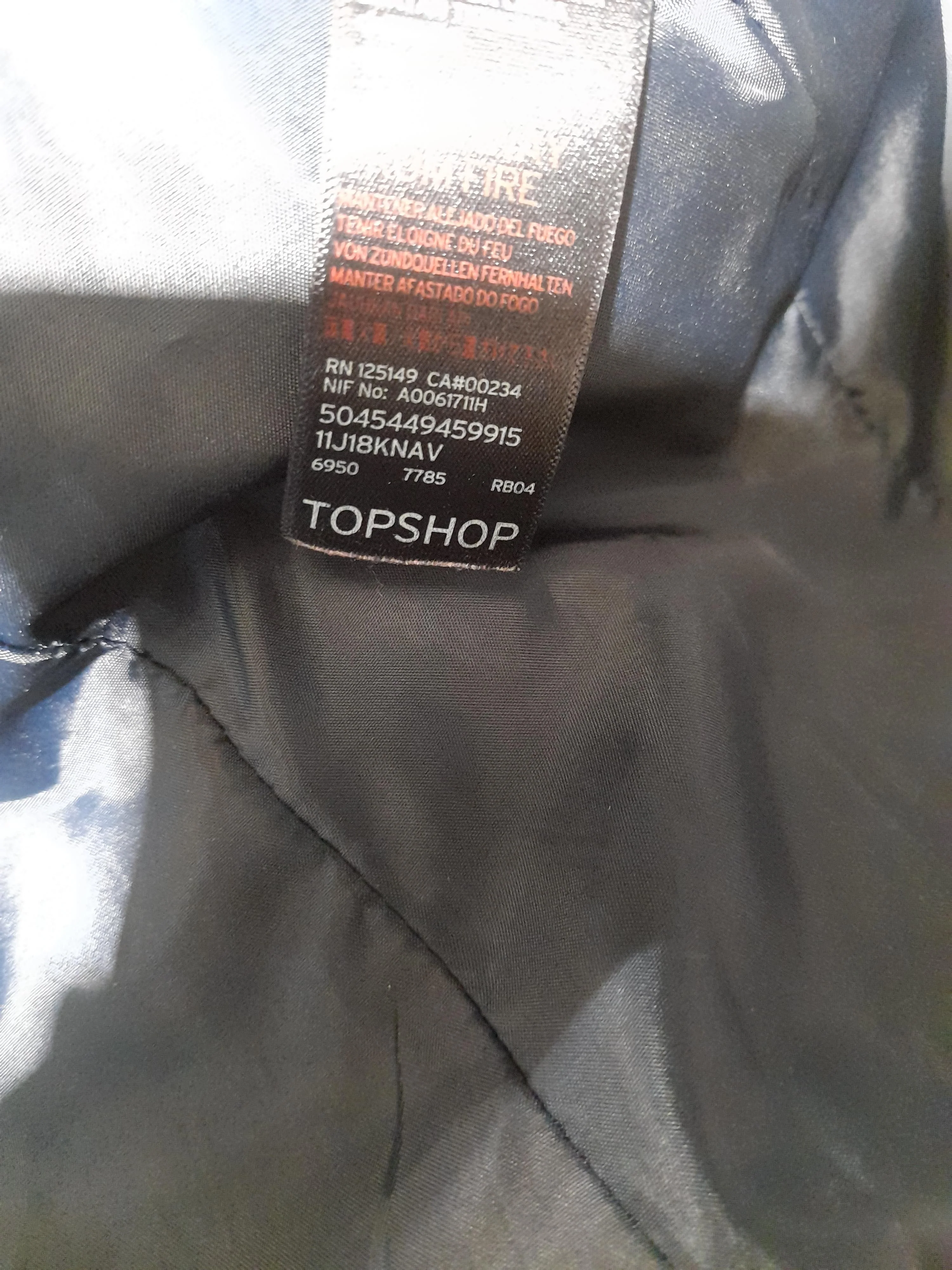 Topshop Windbreaker jacket black - Image 6