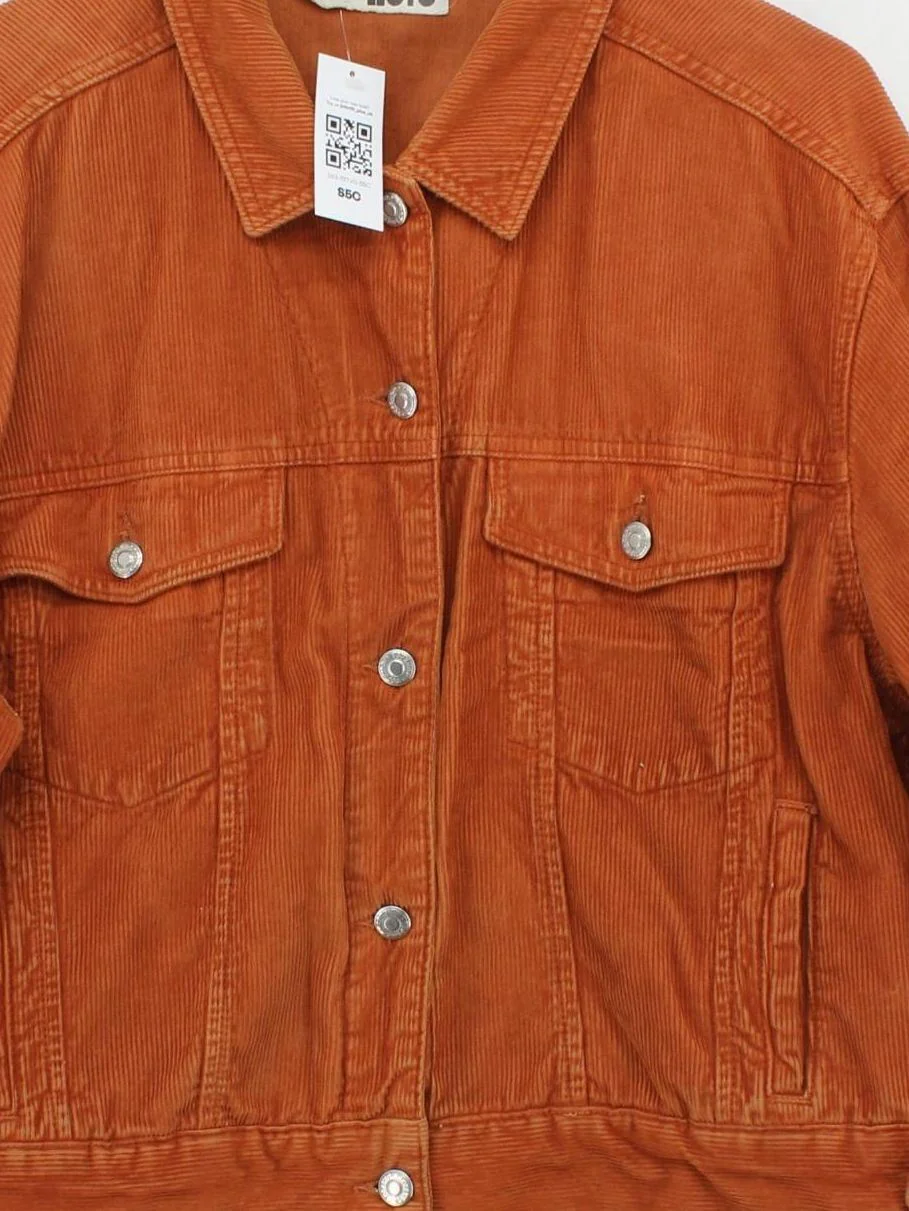 Topshop Windbreaker jacket orange - Image 3