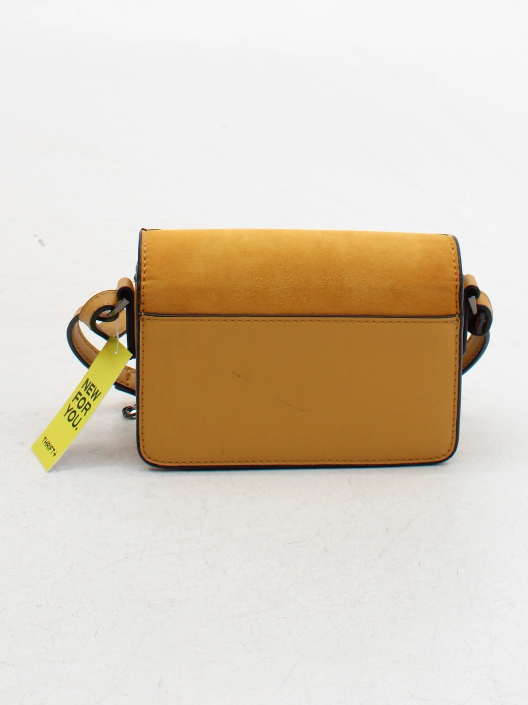 Topshop Women's Bag Yellow 100% Faux Leather Crossbody - Image 2