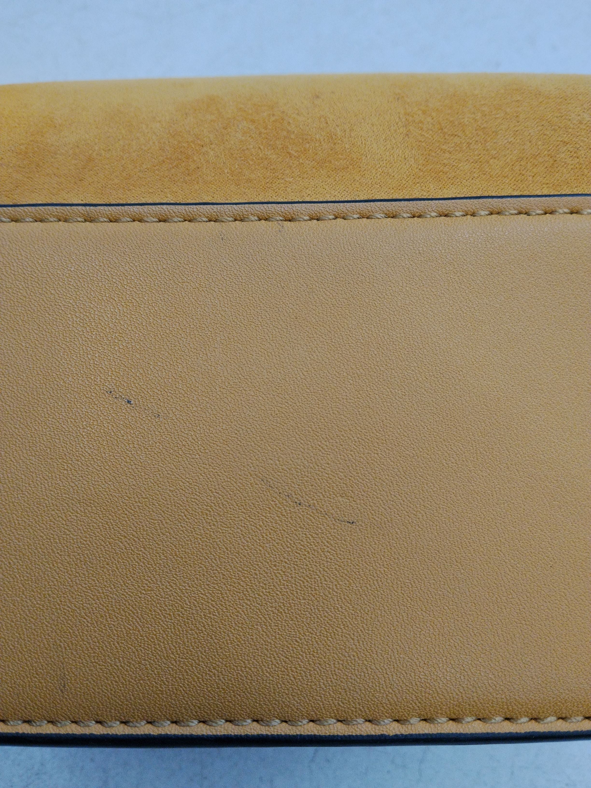 Topshop Women's Bag Yellow 100% Faux Leather Crossbody - Image 5