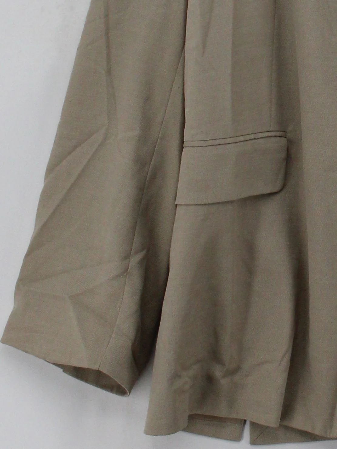 Topshop Women's Blazer UK 16 Tan Polyester with Viscose, Wool Overcoat - Image 4