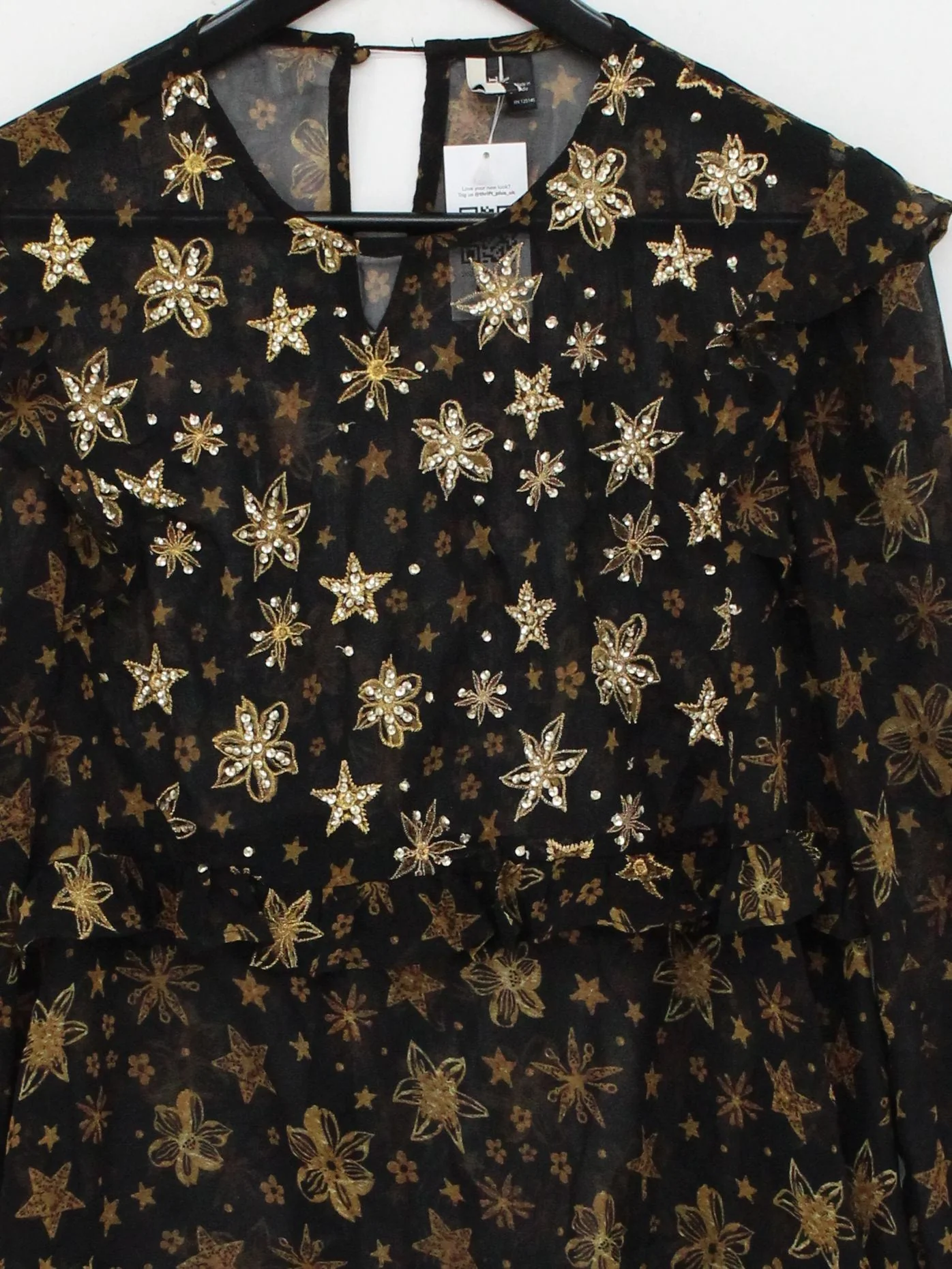 Topshop Women's Blouse S Black Polyester with Other Basic - Image 3