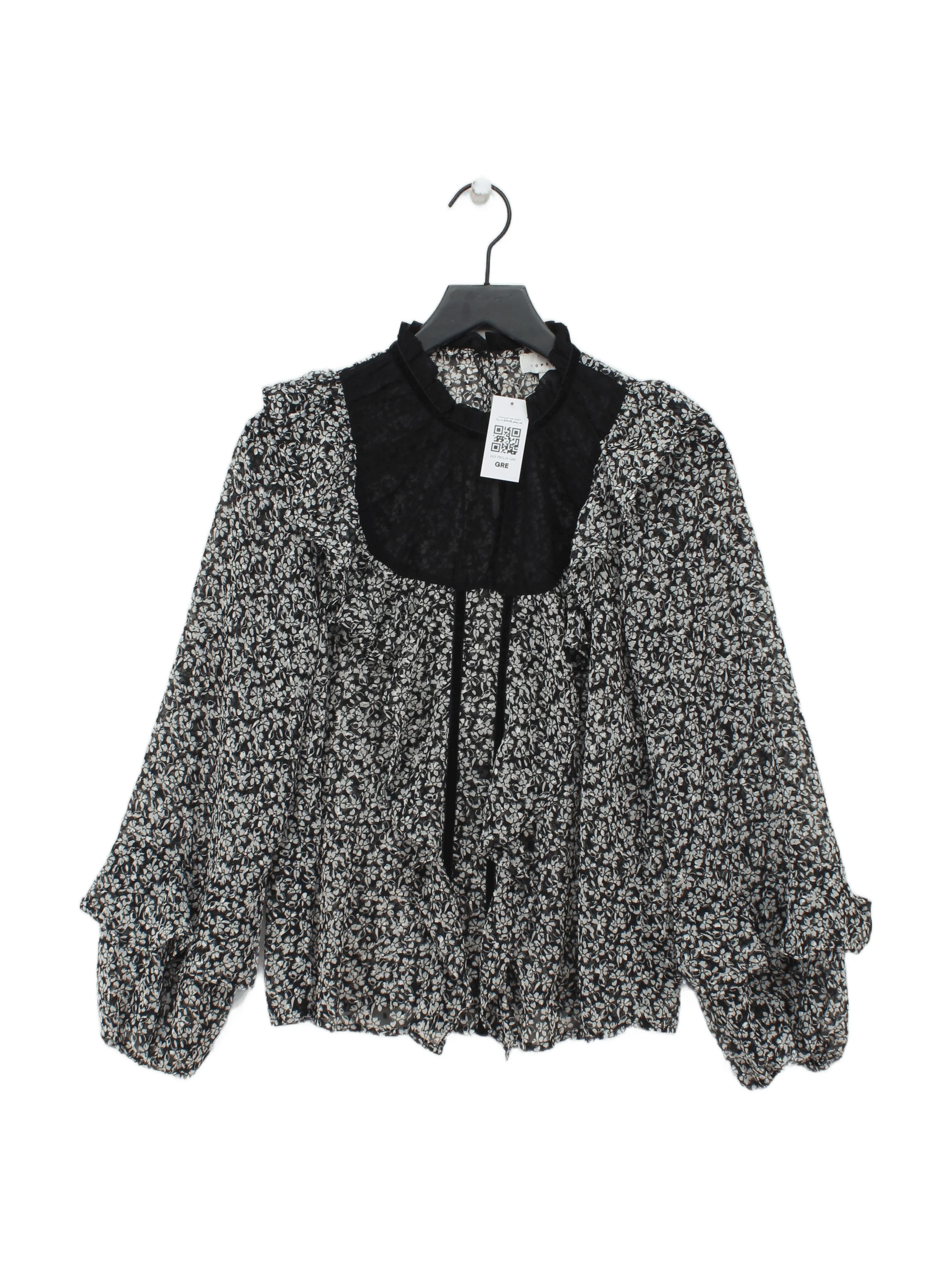 Topshop Women's Blouse UK 10 Multi 100% Polyester Basic