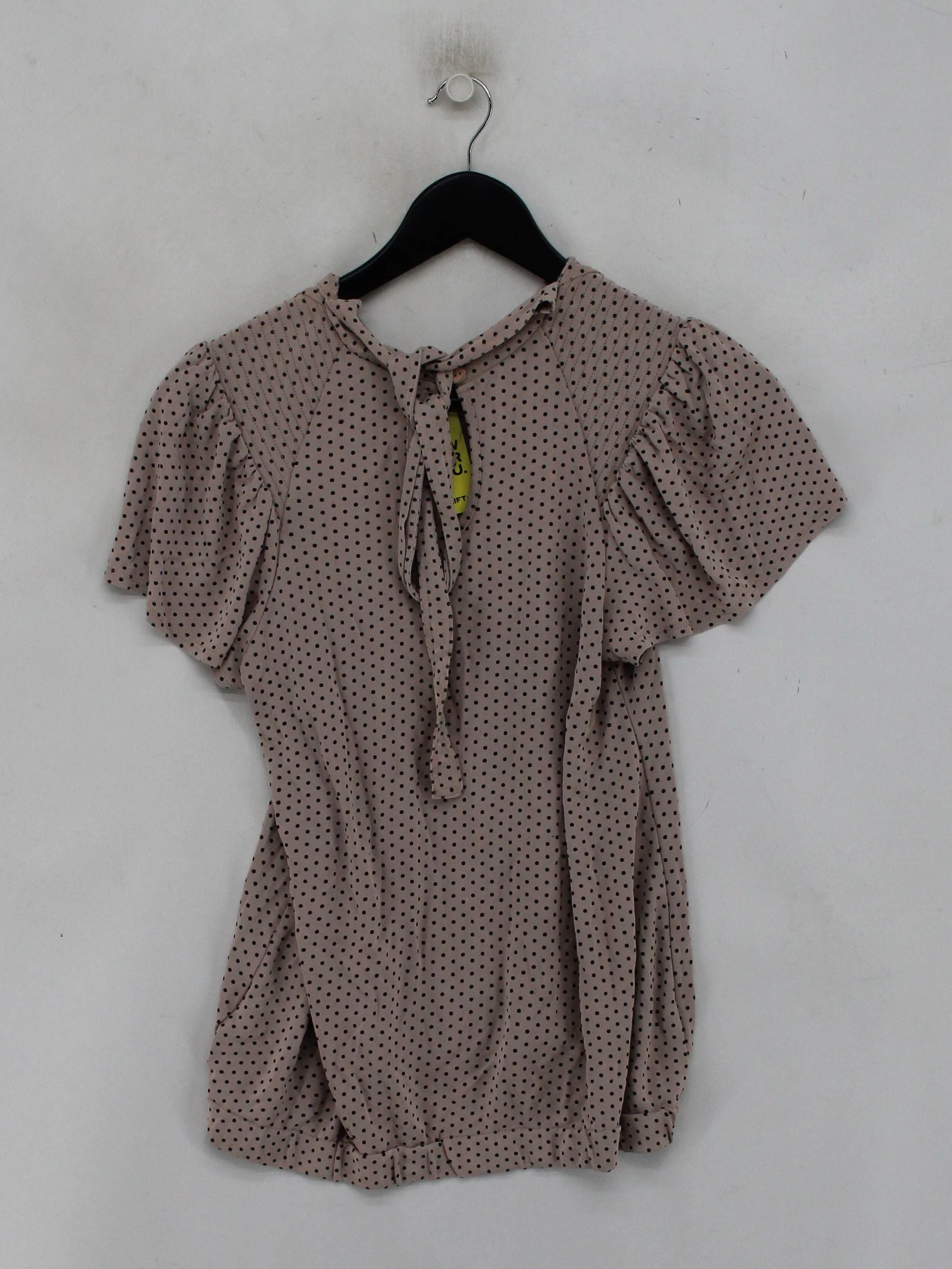Topshop Women's Blouse UK 10 Tan 100% Other Basic - Image 2