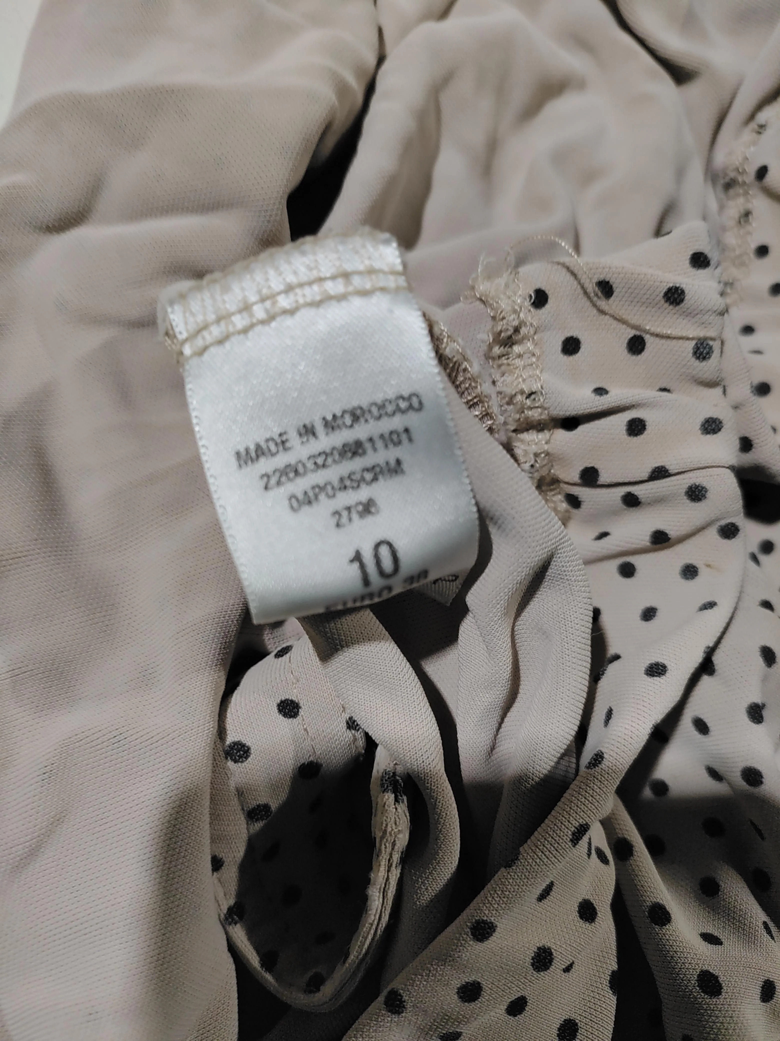 Topshop Women's Blouse UK 10 Tan 100% Other Basic - Image 6