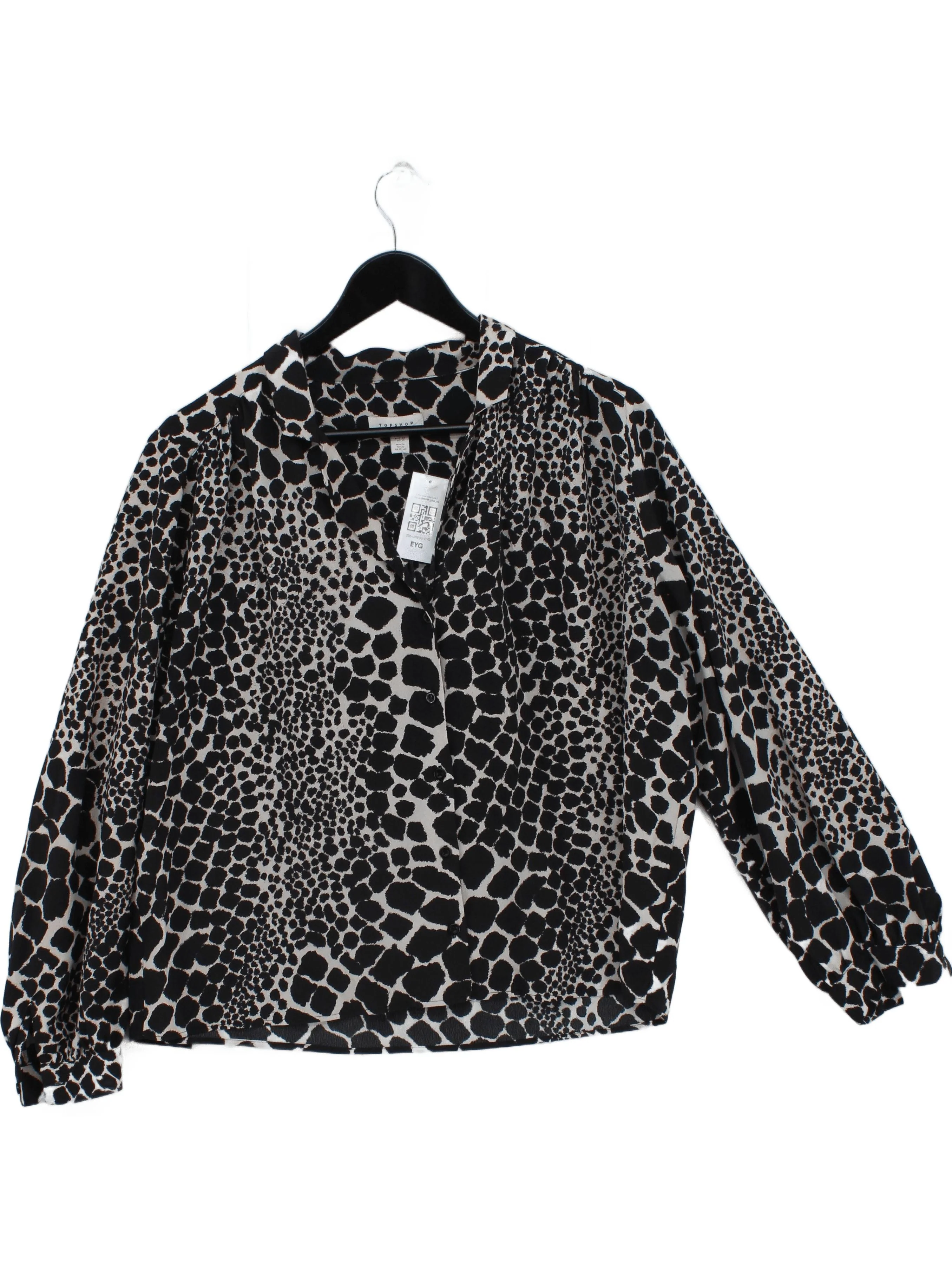 Topshop Women's Blouse UK 14 Multi 100% Polyester Basic
