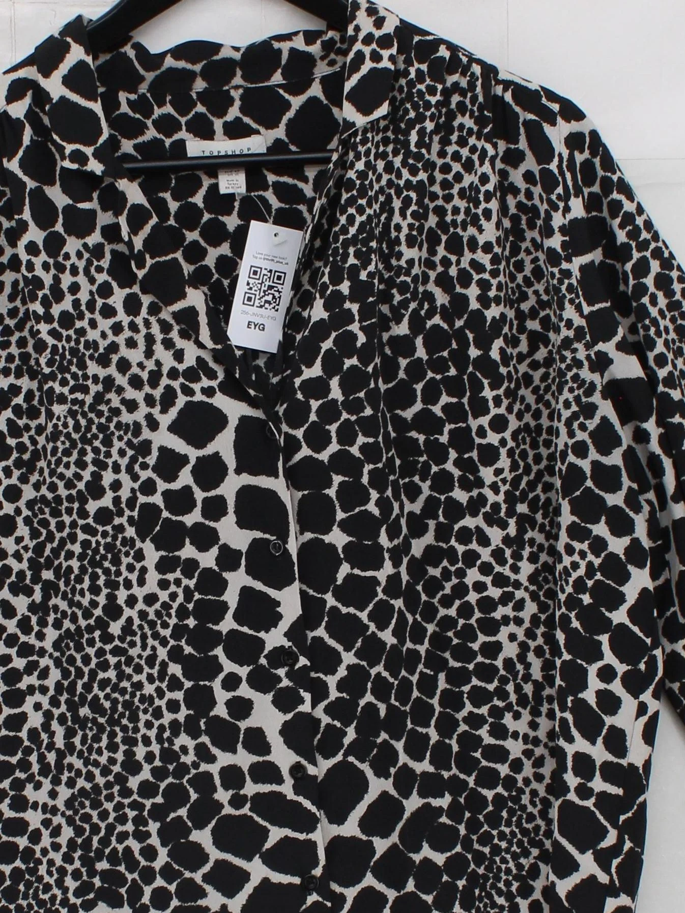 Topshop Women's Blouse UK 14 Multi 100% Polyester Basic - Image 3