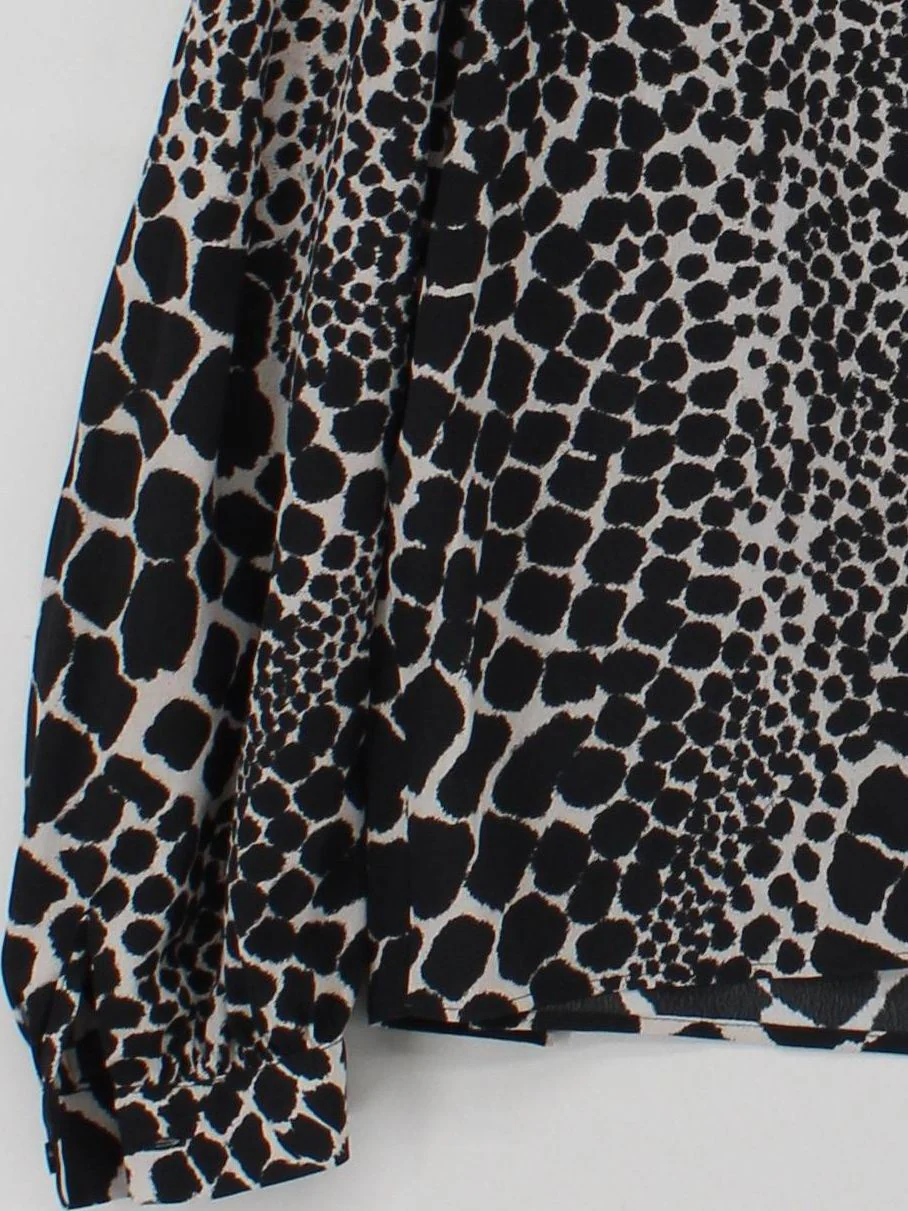 Topshop Women's Blouse UK 14 Multi 100% Polyester Basic - Image 4