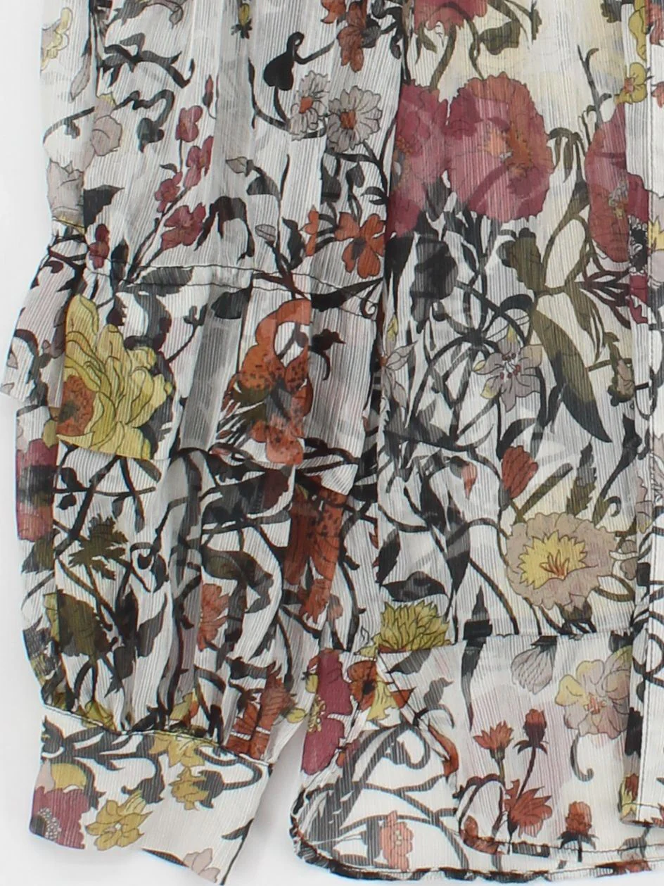 Topshop Women's Blouse UK 8 Multi 100% Polyester Basic - Image 4