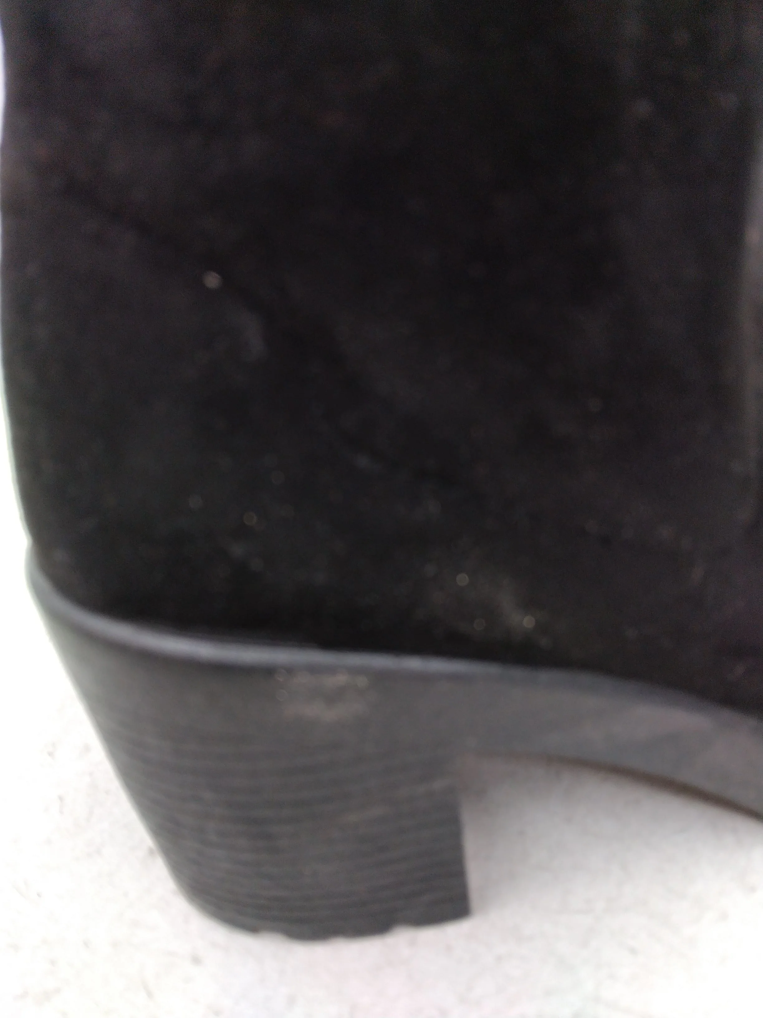 Topshop Women's Boots UK 5 Black 100% Suede Platform - Image 8