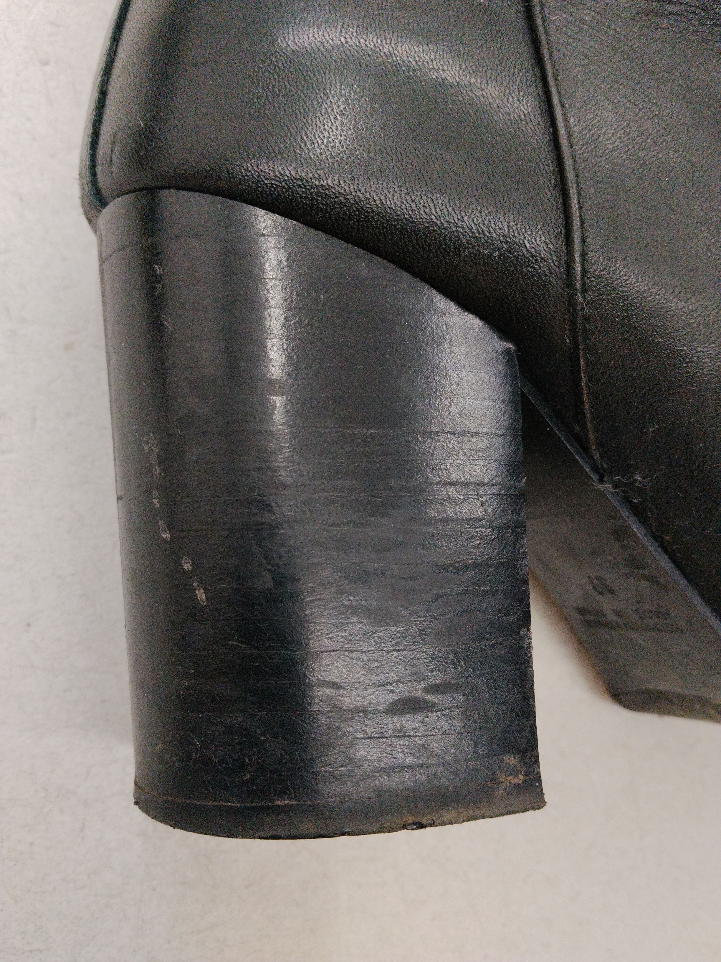 Topshop Women's Boots UK 6 Black 100% Leather Riding Boot - Image 8
