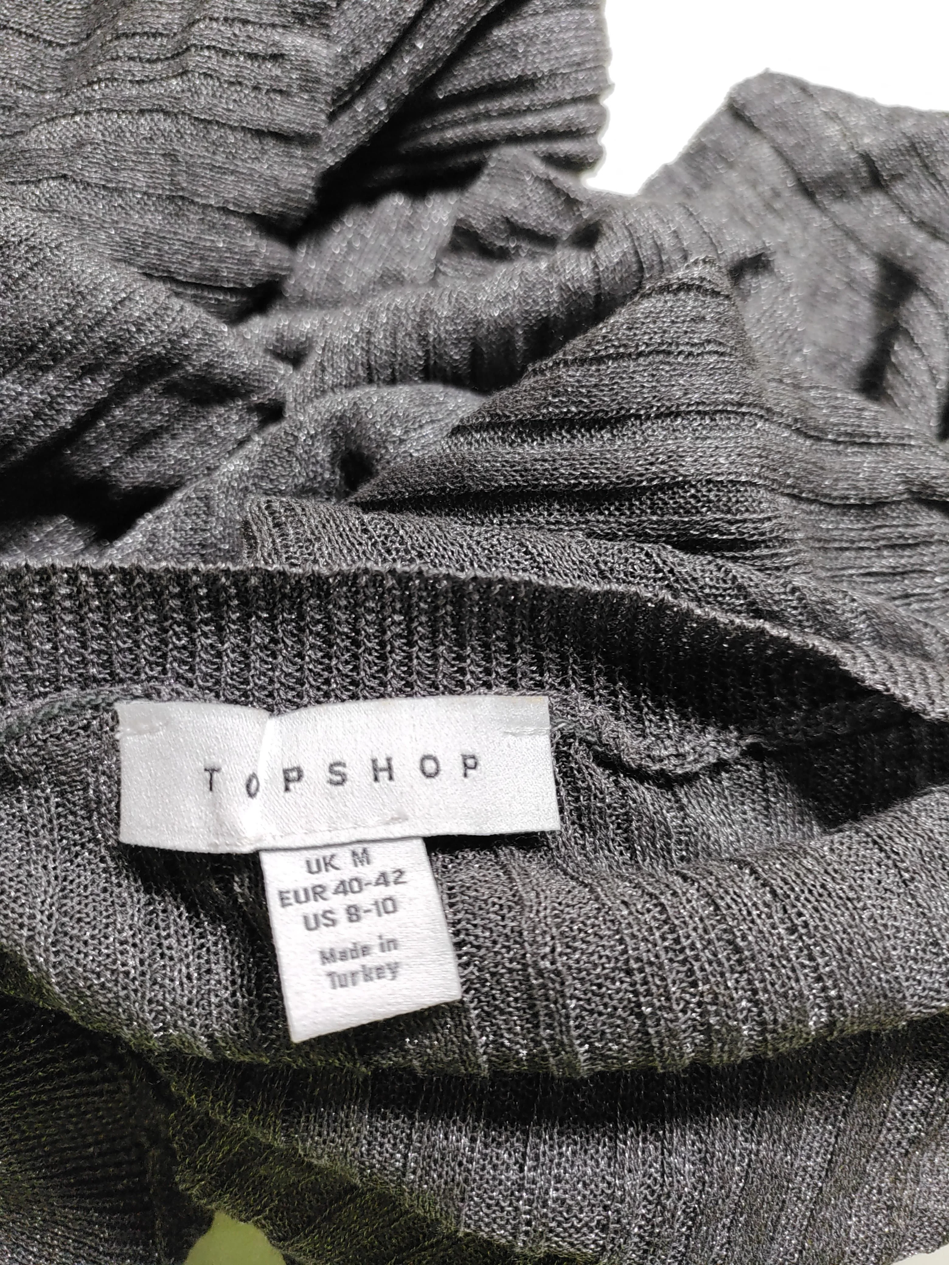 Topshop Women's Cardigan M Grey Viscose with Polyester Round Neck Cardigan - Image 5