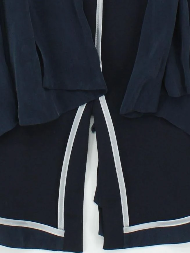 Topshop Women's Cardigan UK 12 Blue Rayon - Image 4