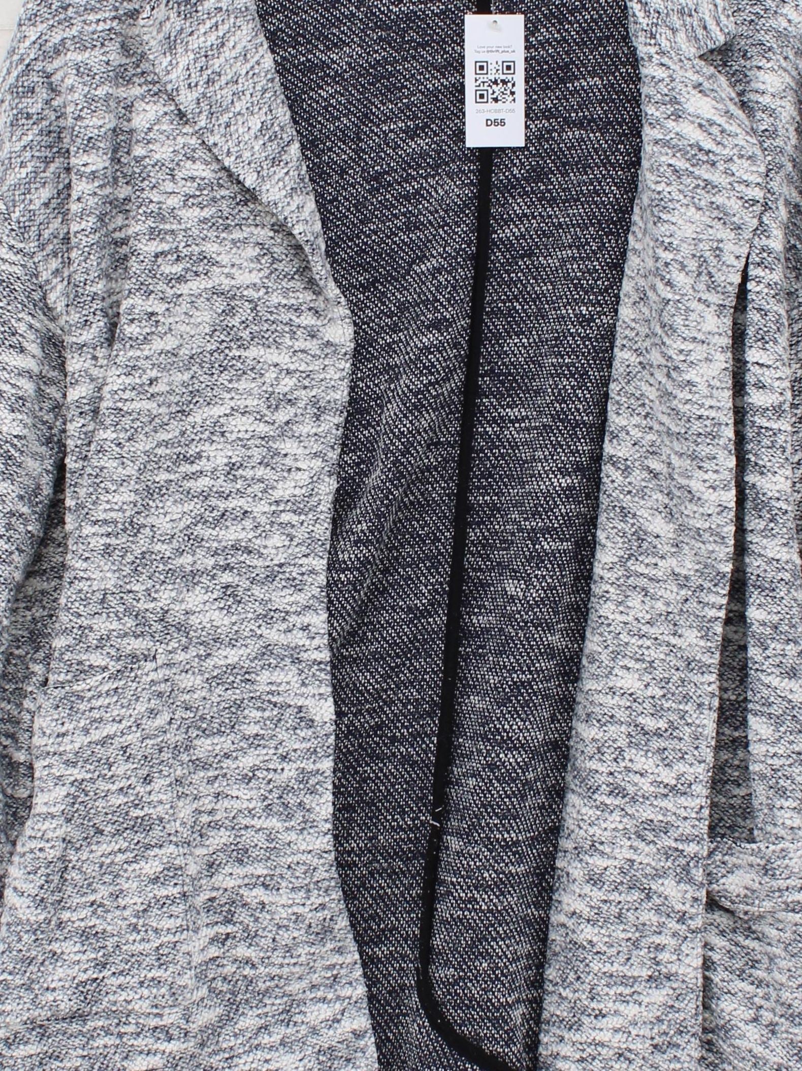 Topshop Women's Cardigan UK 12 Multi Cotton with Polyester Collared Cardigan - Image 3