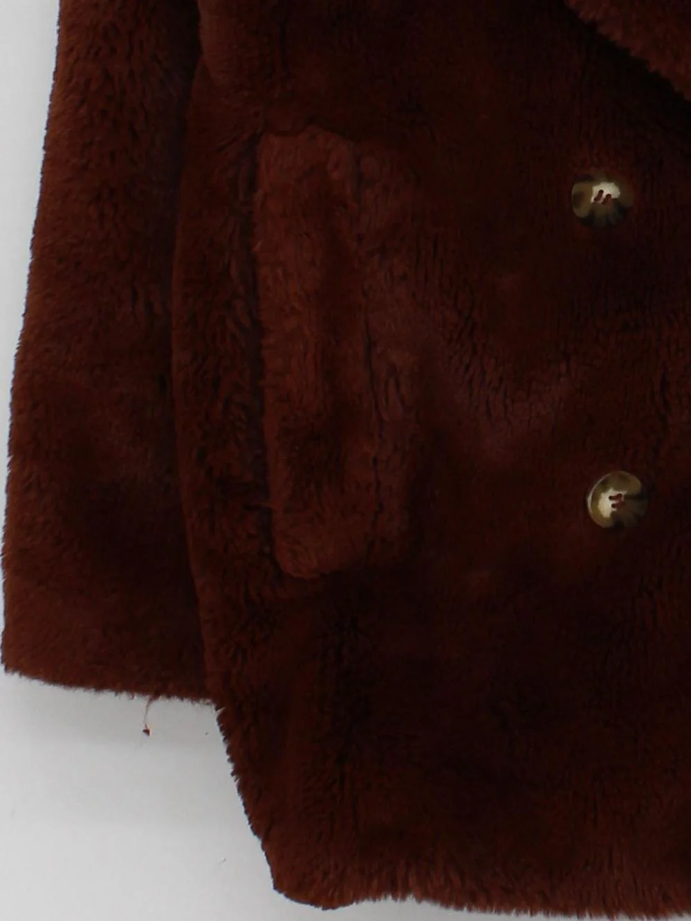 Topshop Women's Coat S Brown 100% Polyester Puffer Jacket - Image 4