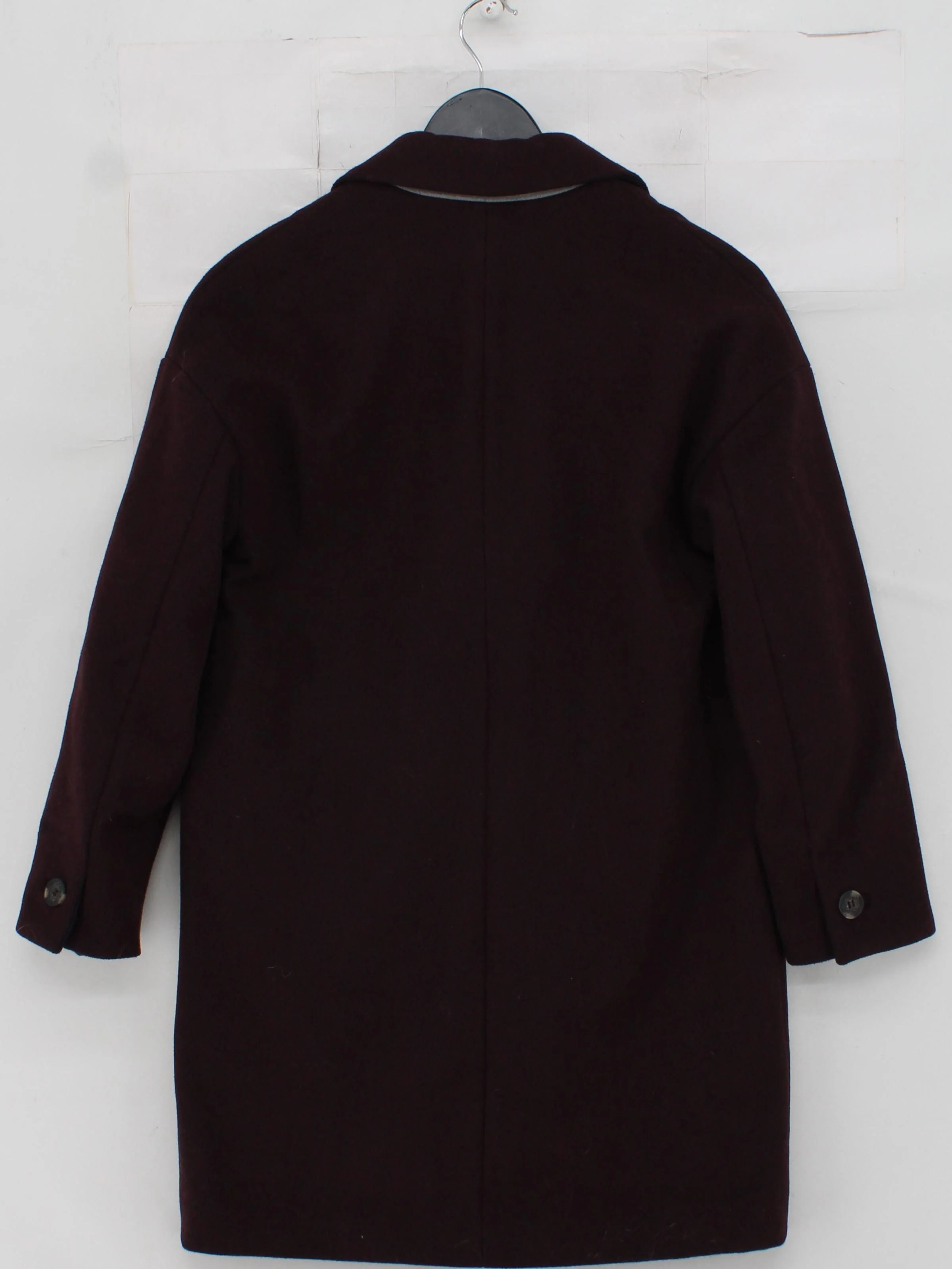 Topshop Women's Coat UK 8 Red Polyester - Image 2