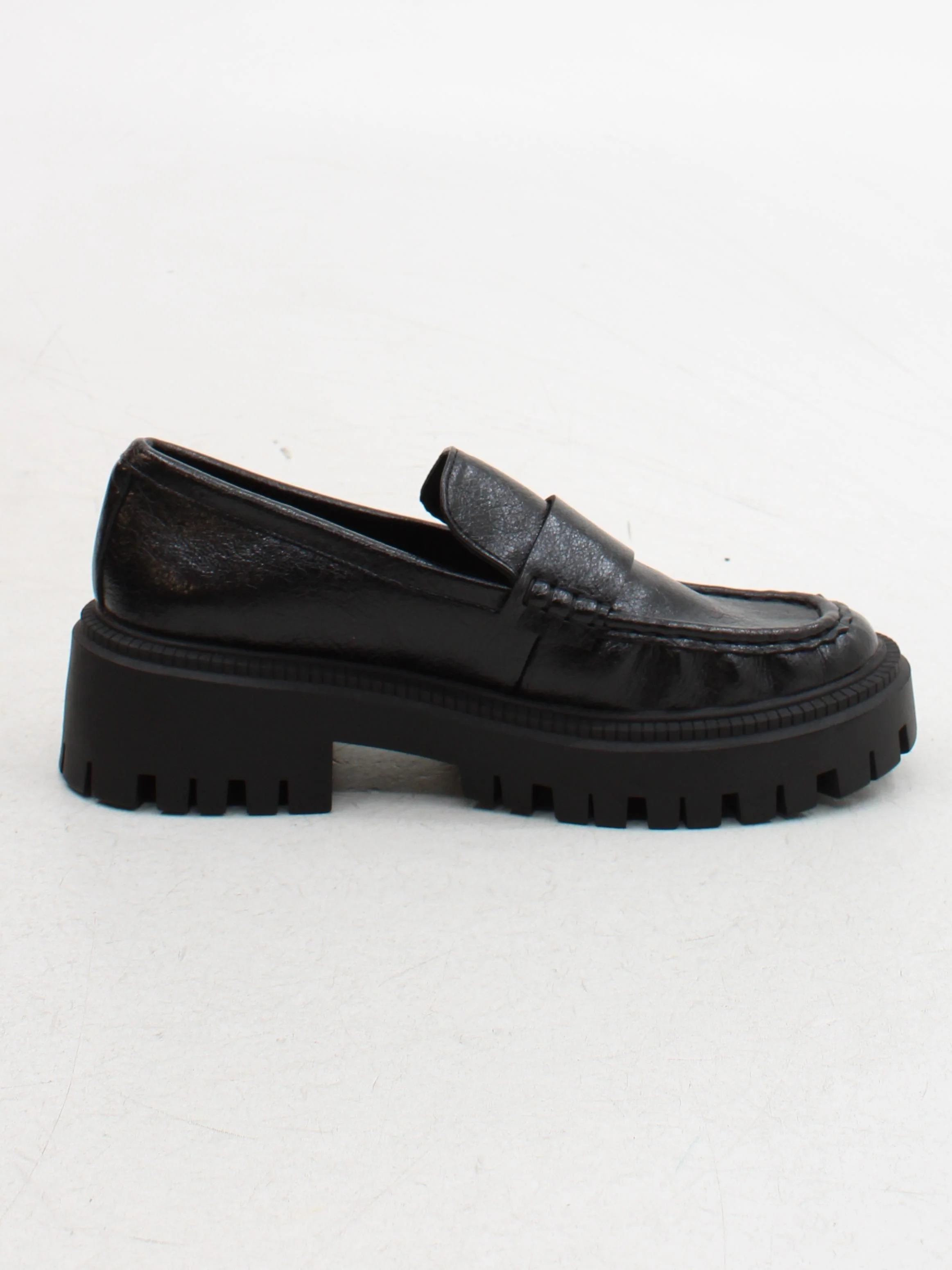 Topshop Women's Heels UK 6.5 Black 100% Faux Leather Platform - Image 5