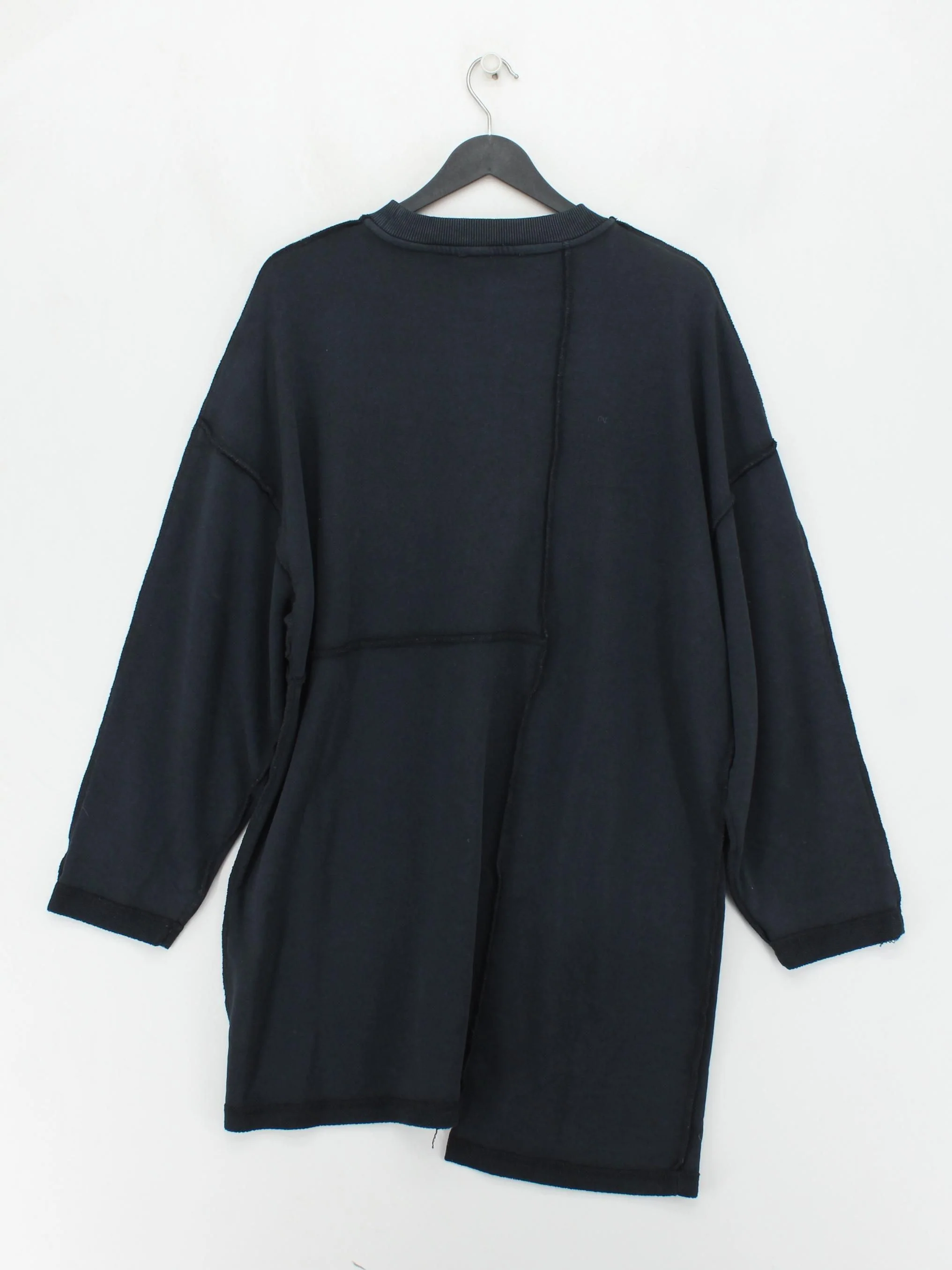 Topshop Women's Hoodie UK 12 Black Cotton with Polyester, Elastane Pullover - Image 2
