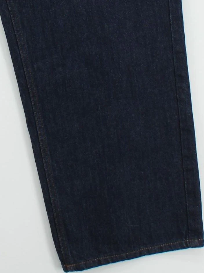 Topshop Women's Jeans UK 10 Blue 100% Cotton Wide-Leg - Image 4