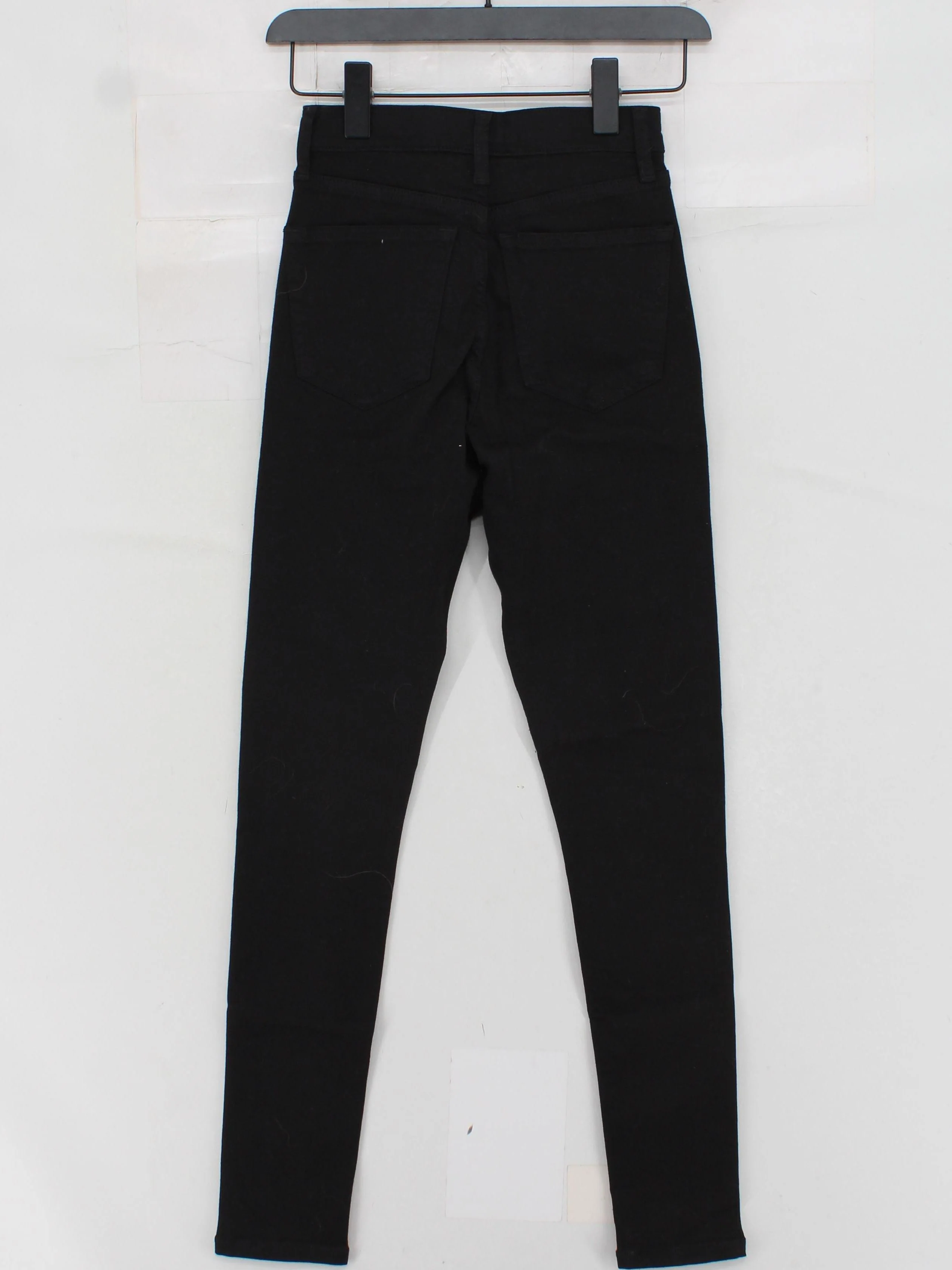 Topshop Women's Jeans UK 8 Black Cotton with Polyester, Elastane Skinny - Image 2