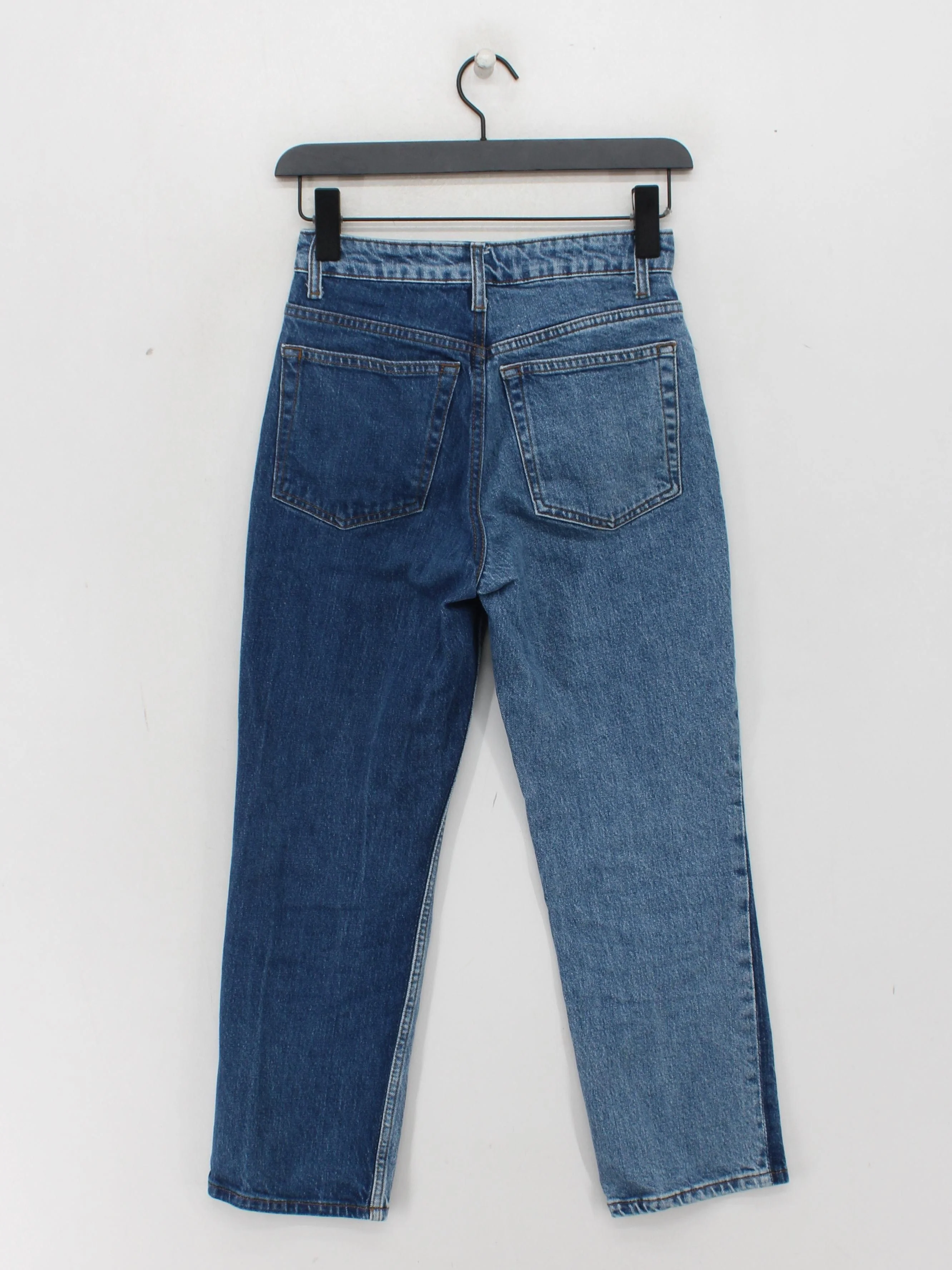 Topshop Women's Jeans W 24 in Blue Cotton - Image 2