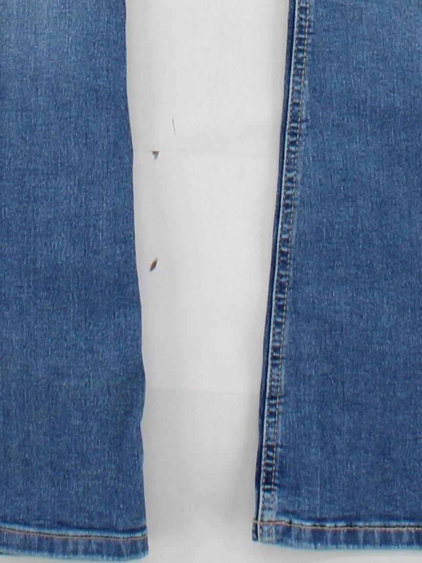 Topshop Women's Jeans W 25 in; L 30 in Blue 100% Cotton Flared - Image 4