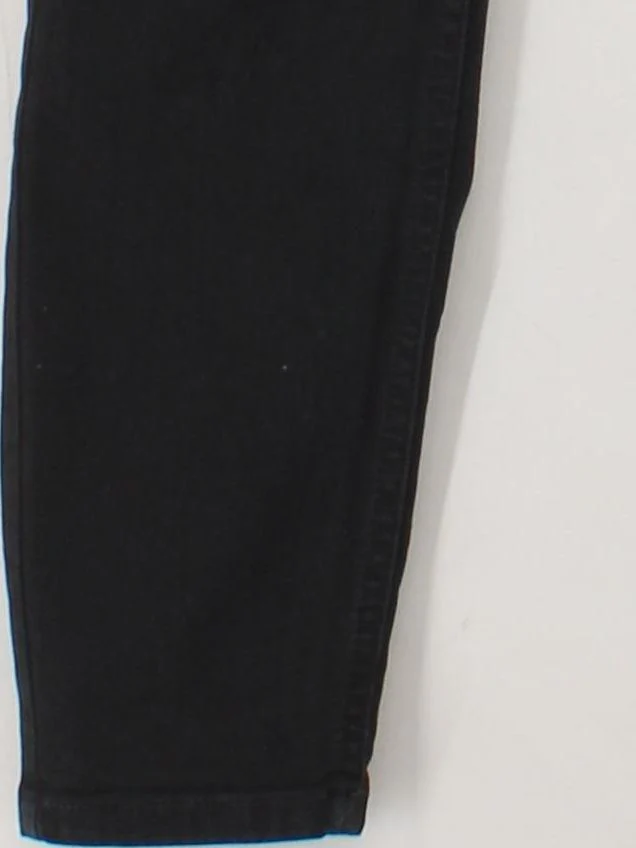 Topshop Women's Jeans W 26 in Black Cotton with Polyester, Elastane Skinny - Image 4