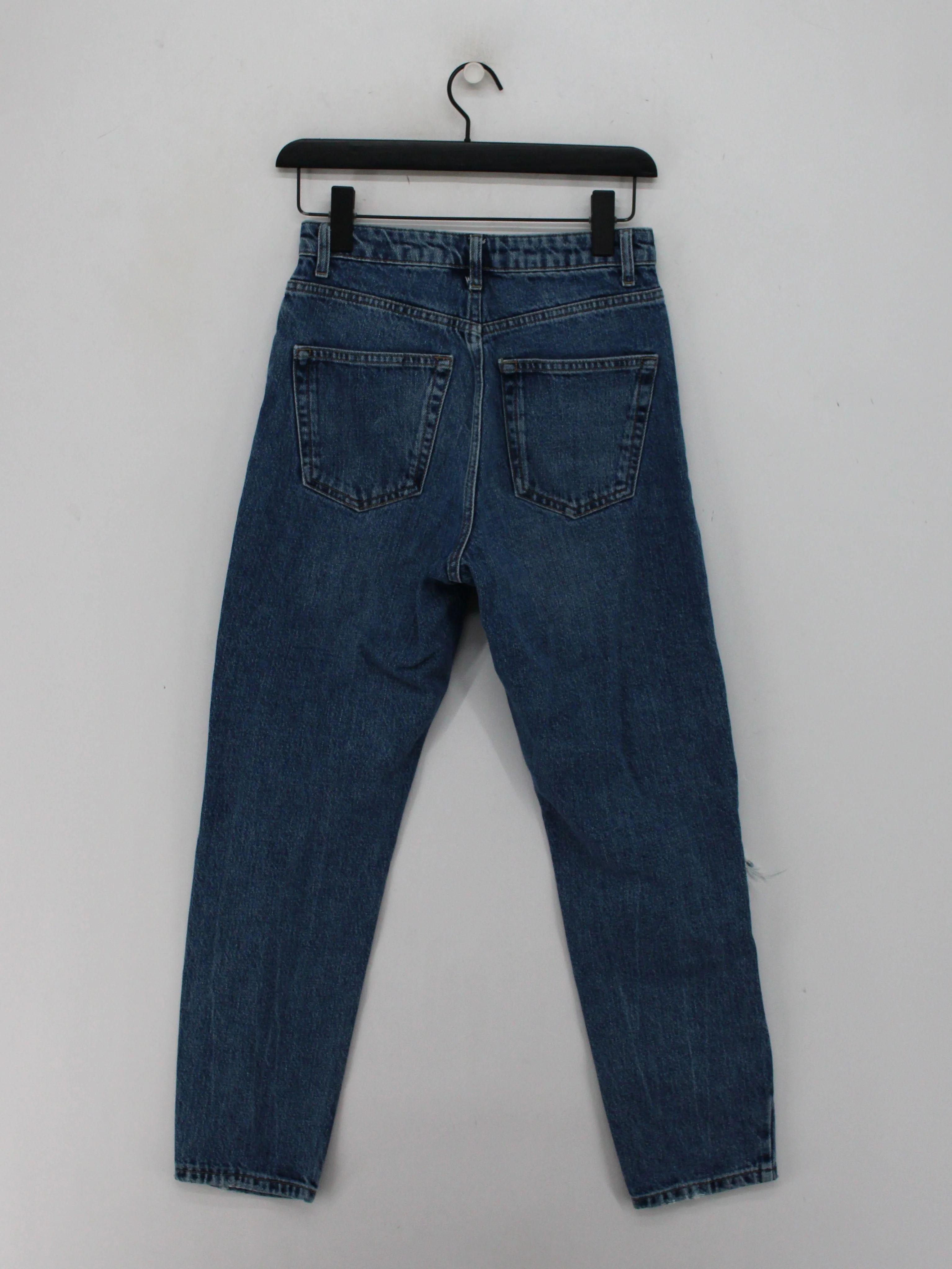 Topshop Women's Jeans W 26 in Blue 100% Cotton Mom - Image 2