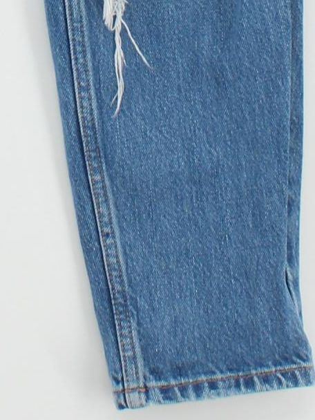 Topshop Women's Jeans W 26 in; L 28 in Blue 100% Cotton Mom - Image 4