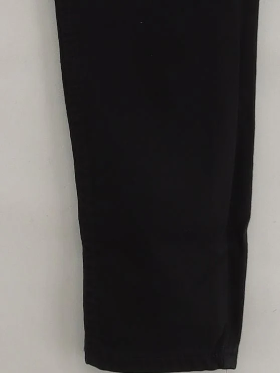 Topshop Women's Jeans W 28 in Black Cotton with Elastane, Polyester Skinny - Image 4