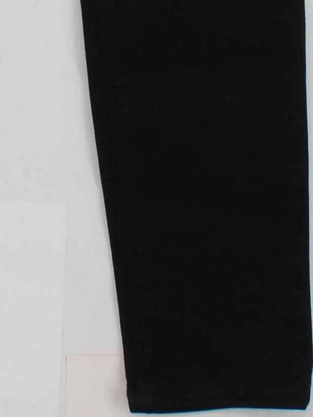 Topshop Women's Jeans W 28 in Black Cotton with Polyester, Elastane Skinny - Image 4