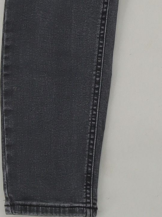 Topshop Women's Jeans W 28 in Grey Cotton with Polyester, Elastane Skinny - Image 4