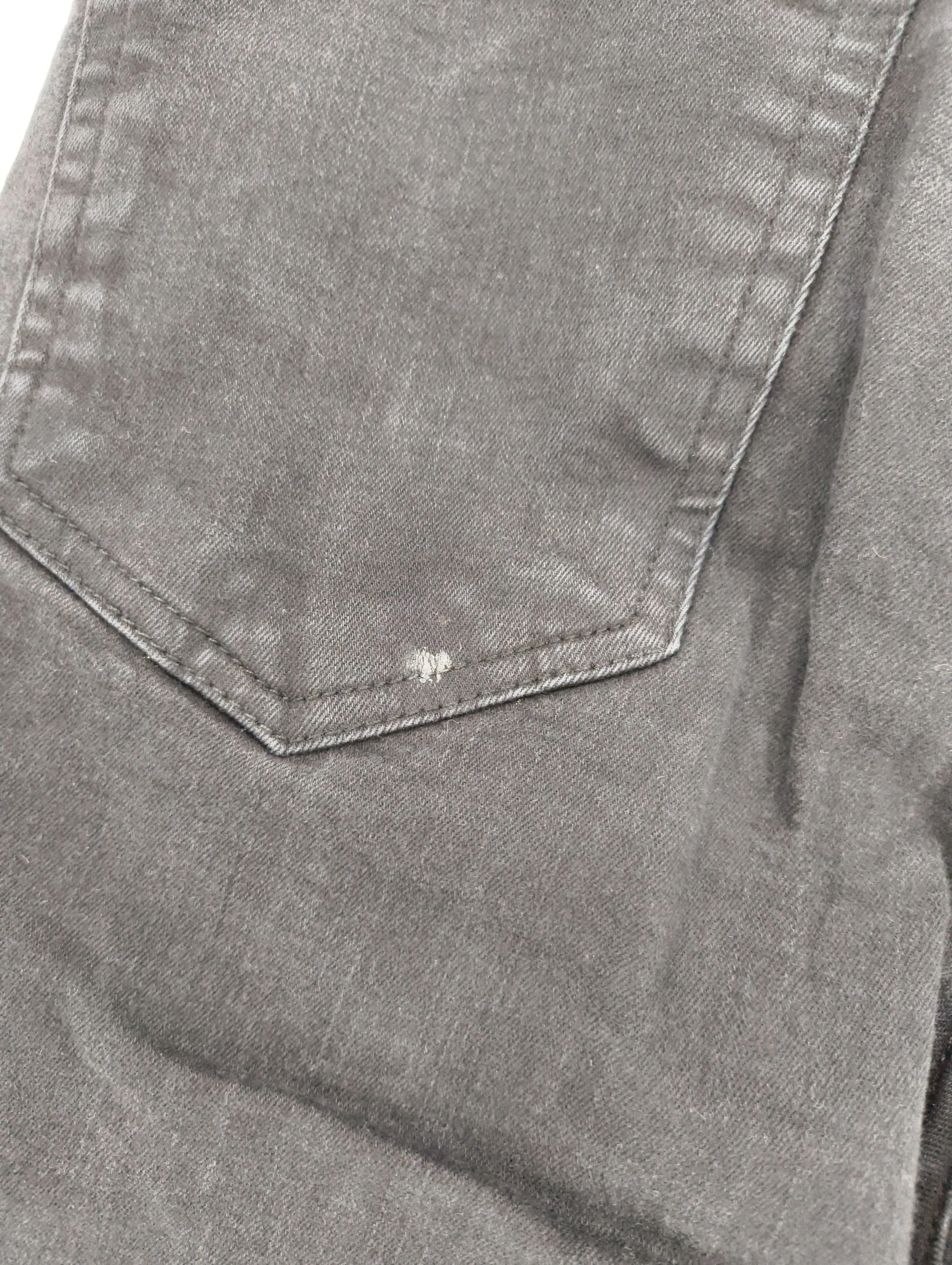 Topshop Women's Jeans W 28 in; L 28 in Black 100% Other Flared - Image 6