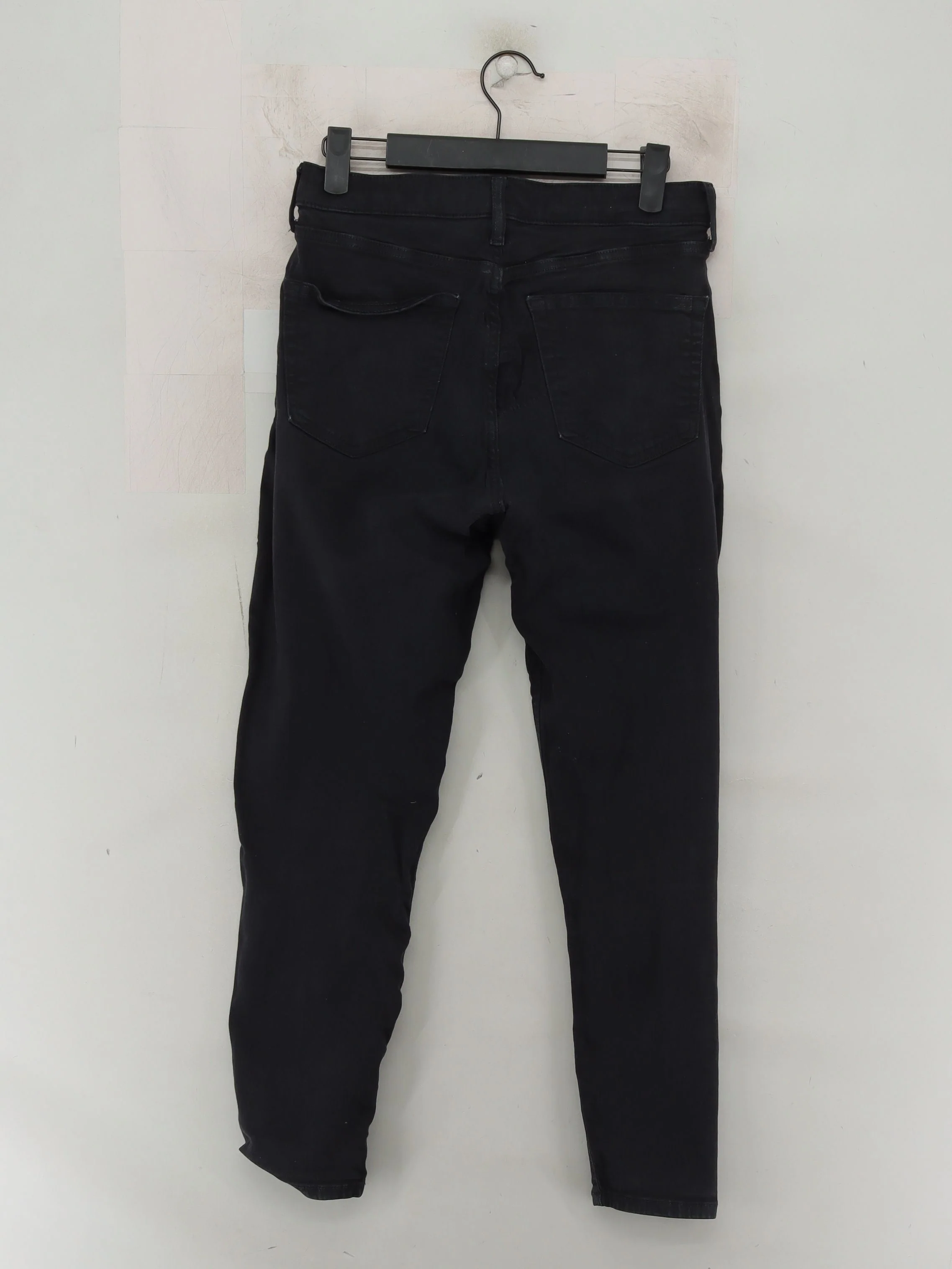 Topshop Women's Jeans W 28 in; L 30 in Black Cotton with Elastane Skinny - Image 2