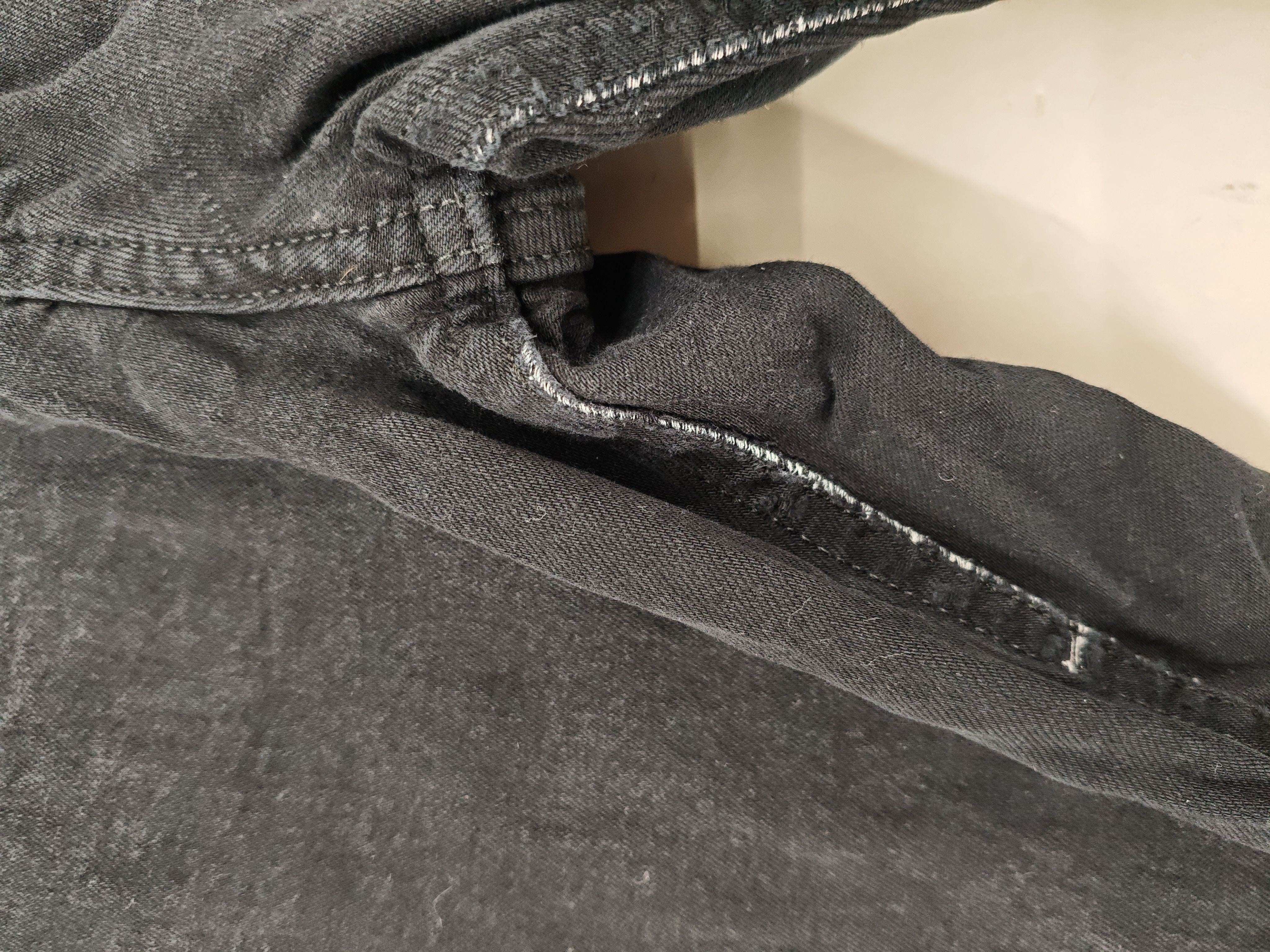 Topshop Women's Jeans W 28 in; L 30 in Black Cotton with Elastane Skinny - Image 5